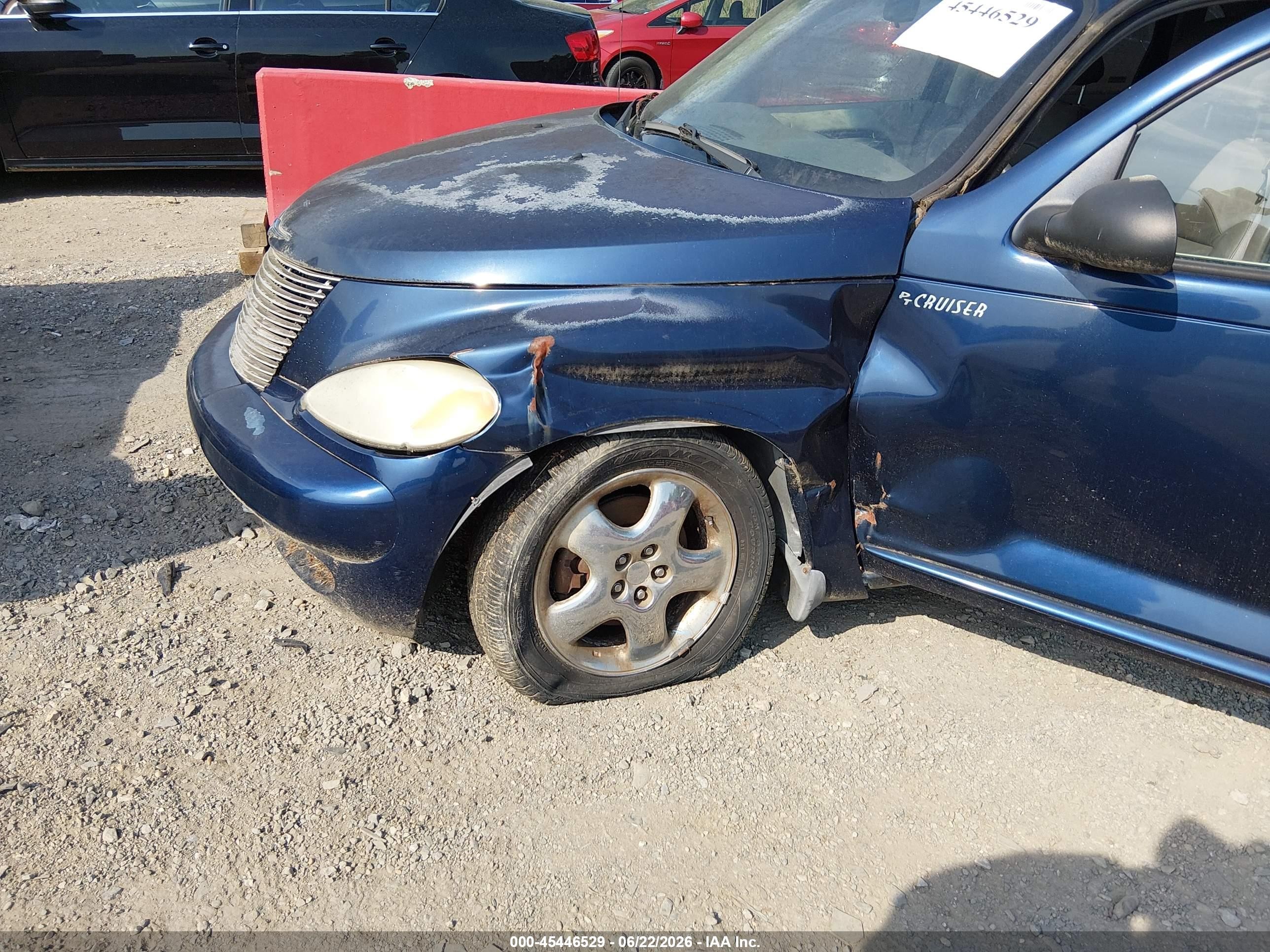 2001 Chrysler Pt Cruiser   Blue vin: 3C8FY4BB51T576016