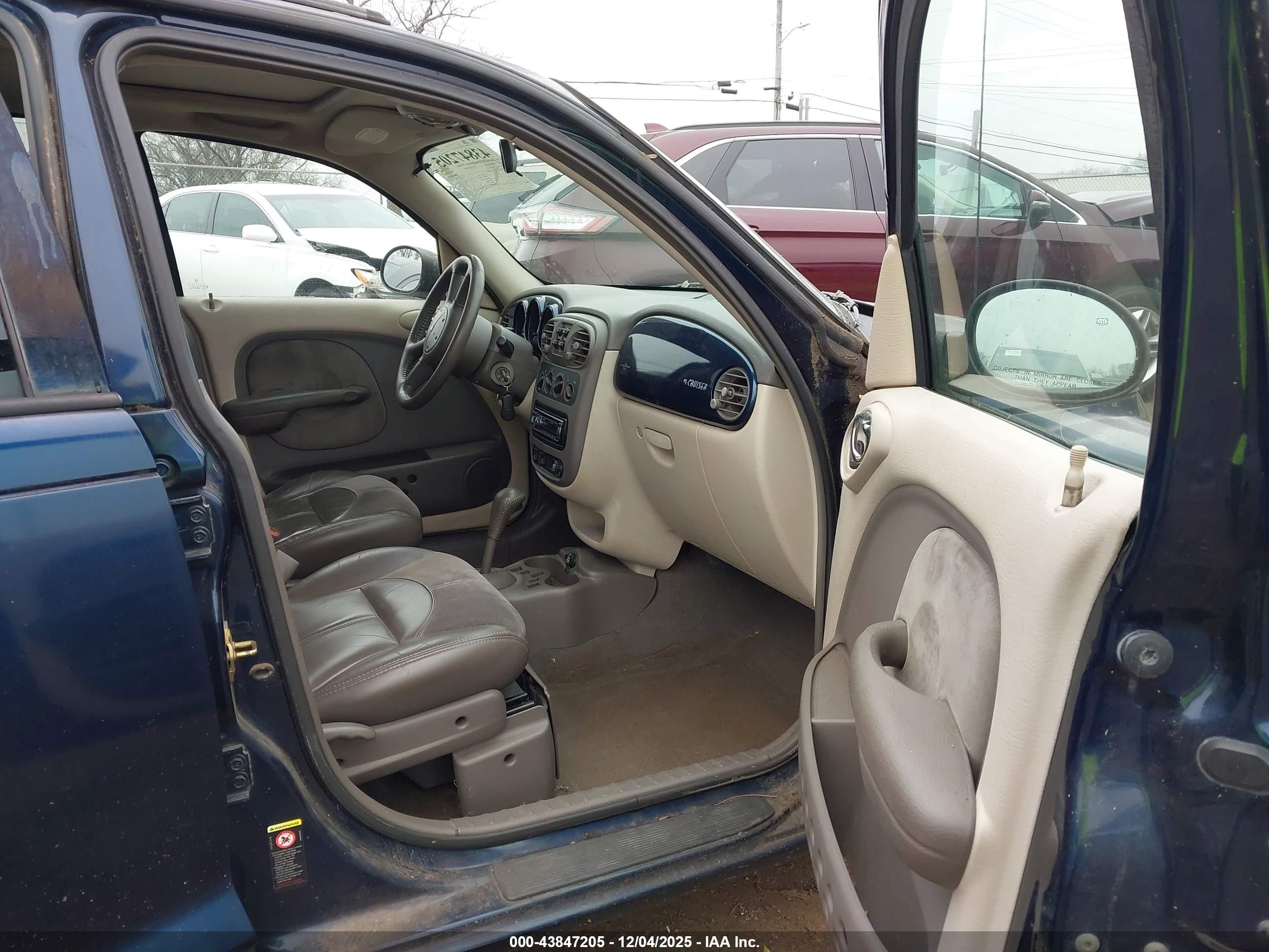 2001 Chrysler Pt Cruiser   Blue vin: 3C8FY4BB51T631225