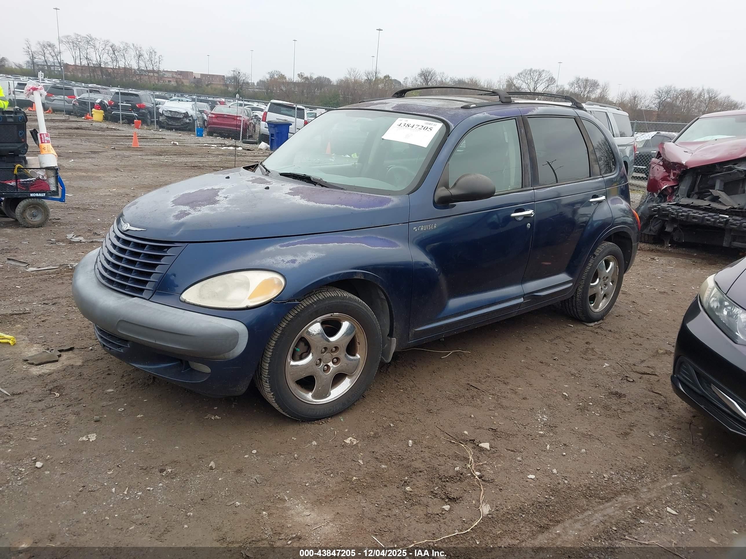 2001 Chrysler Pt Cruiser   Blue vin: 3C8FY4BB51T631225