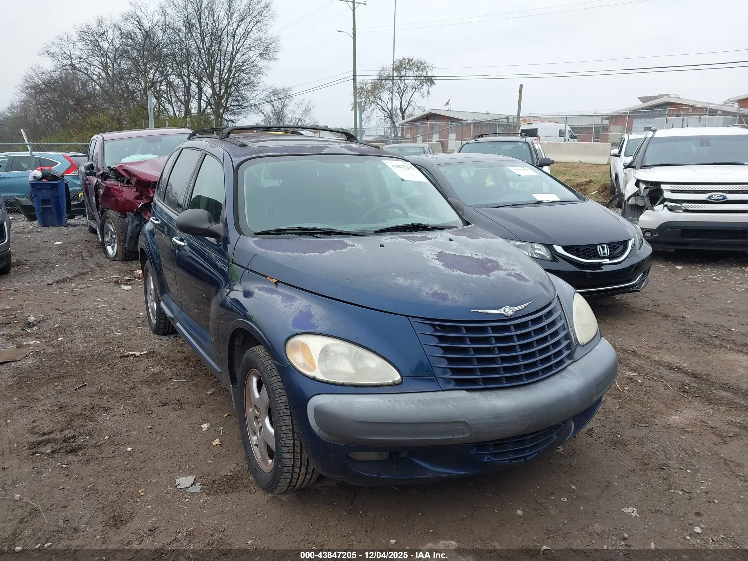 2001 Chrysler Pt Cruiser   Blue vin: 3C8FY4BB51T631225