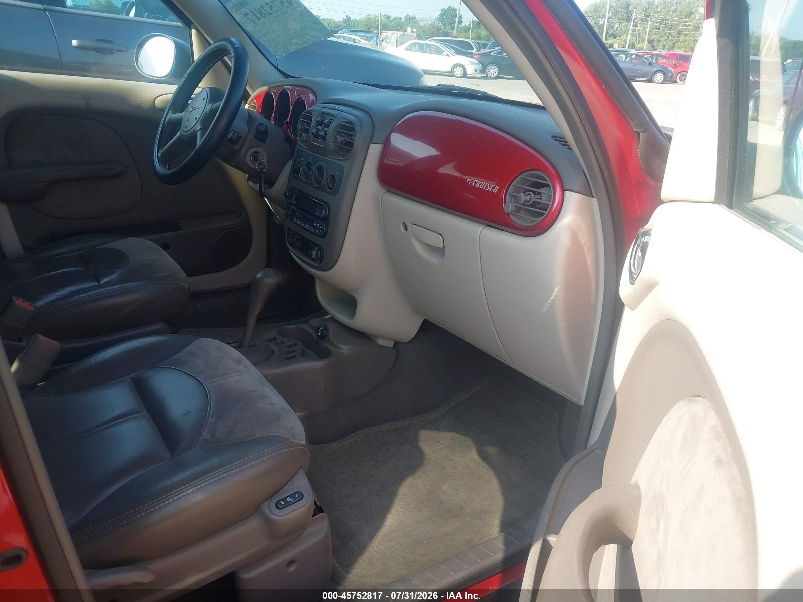 2001 Chrysler Pt Cruiser   Red vin: 3C8FY4BB51T656058
