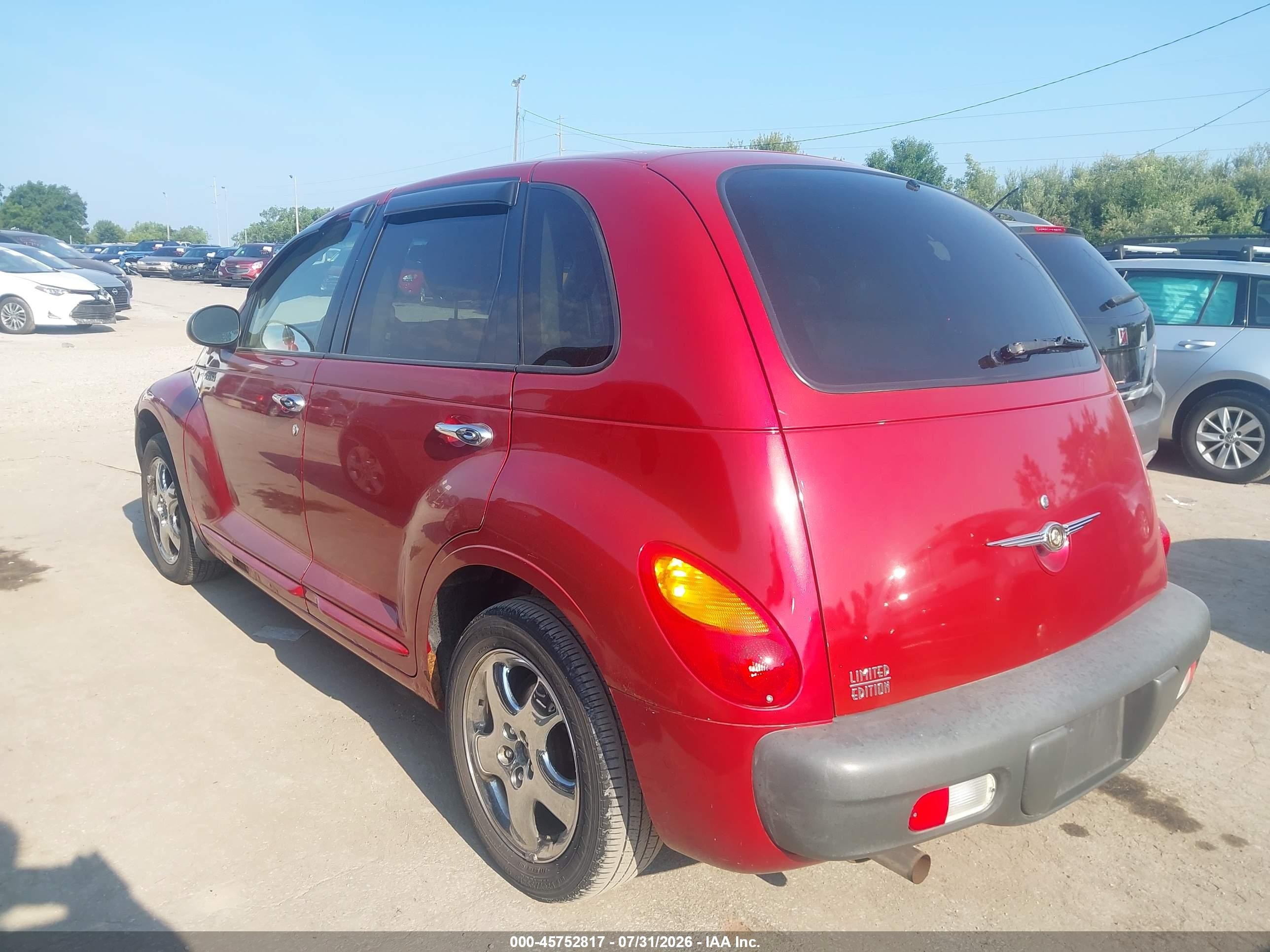 2001 Chrysler Pt Cruiser   Red vin: 3C8FY4BB51T656058