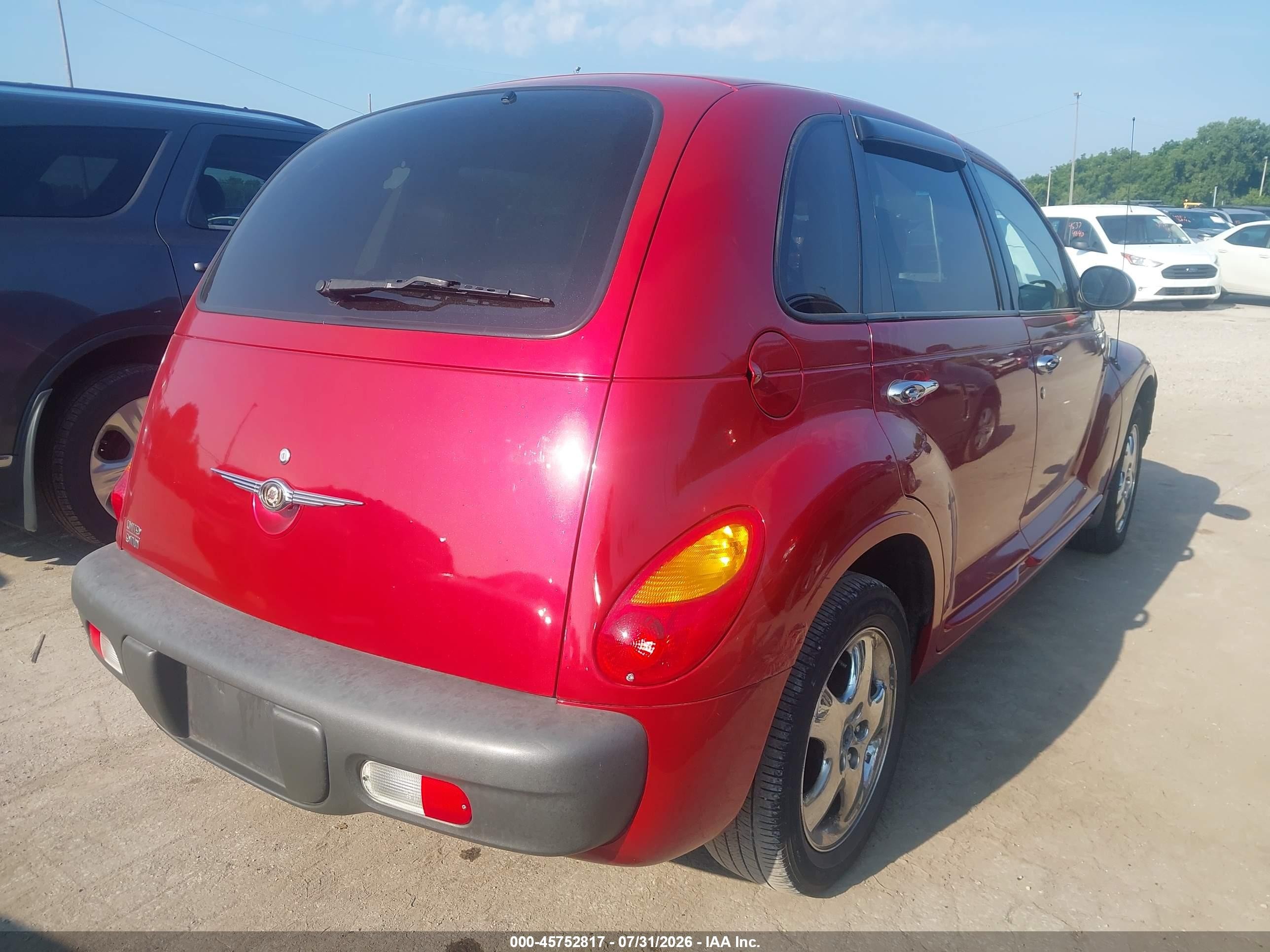 2001 Chrysler Pt Cruiser   Red vin: 3C8FY4BB51T656058