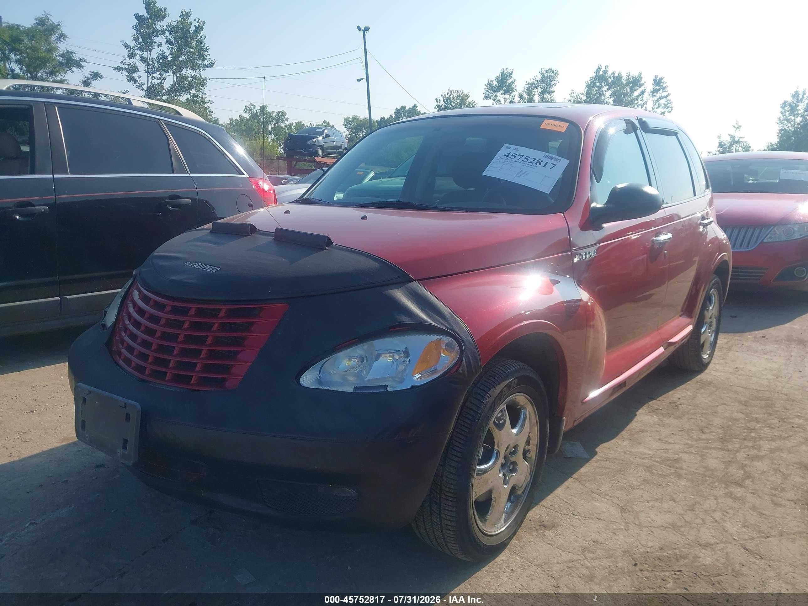 2001 Chrysler Pt Cruiser   Red vin: 3C8FY4BB51T656058