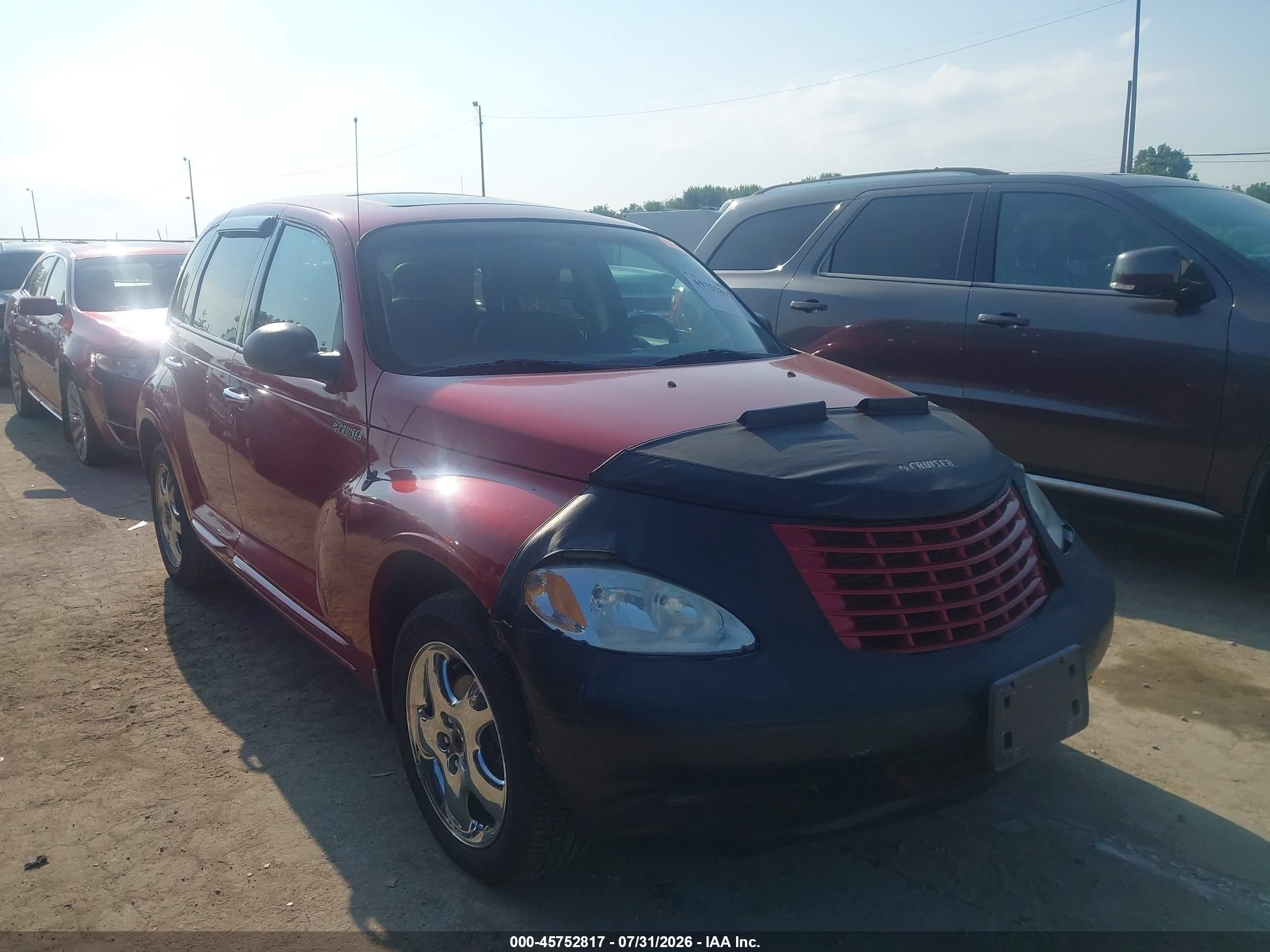 2001 Chrysler Pt Cruiser   Red vin: 3C8FY4BB51T656058