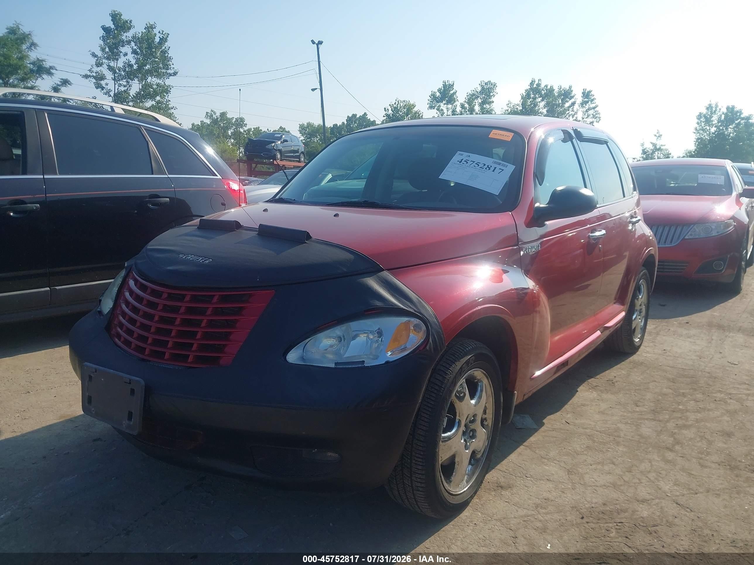 2001 Chrysler Pt Cruiser   Red vin: 3C8FY4BB51T656058