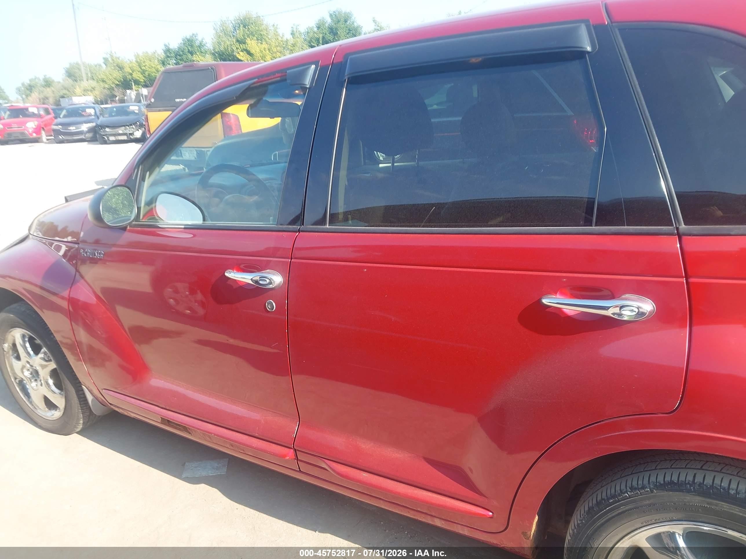 2001 Chrysler Pt Cruiser   Red vin: 3C8FY4BB51T656058