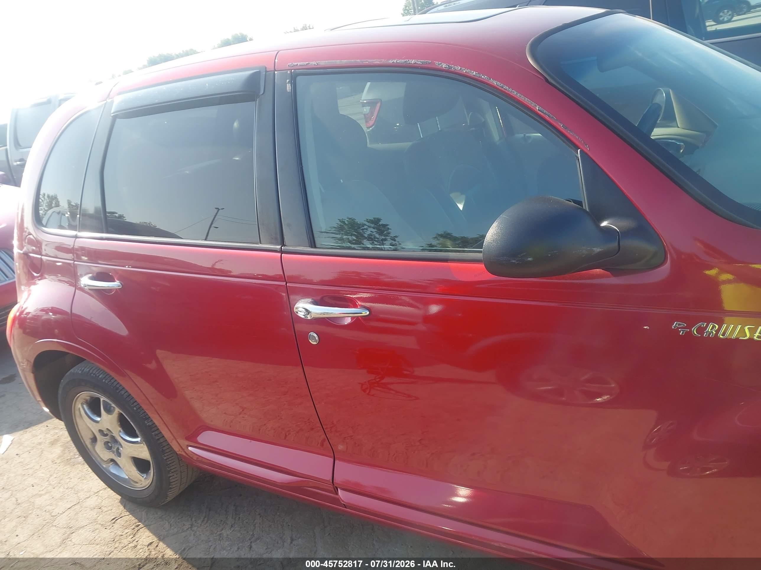 2001 Chrysler Pt Cruiser   Red vin: 3C8FY4BB51T656058