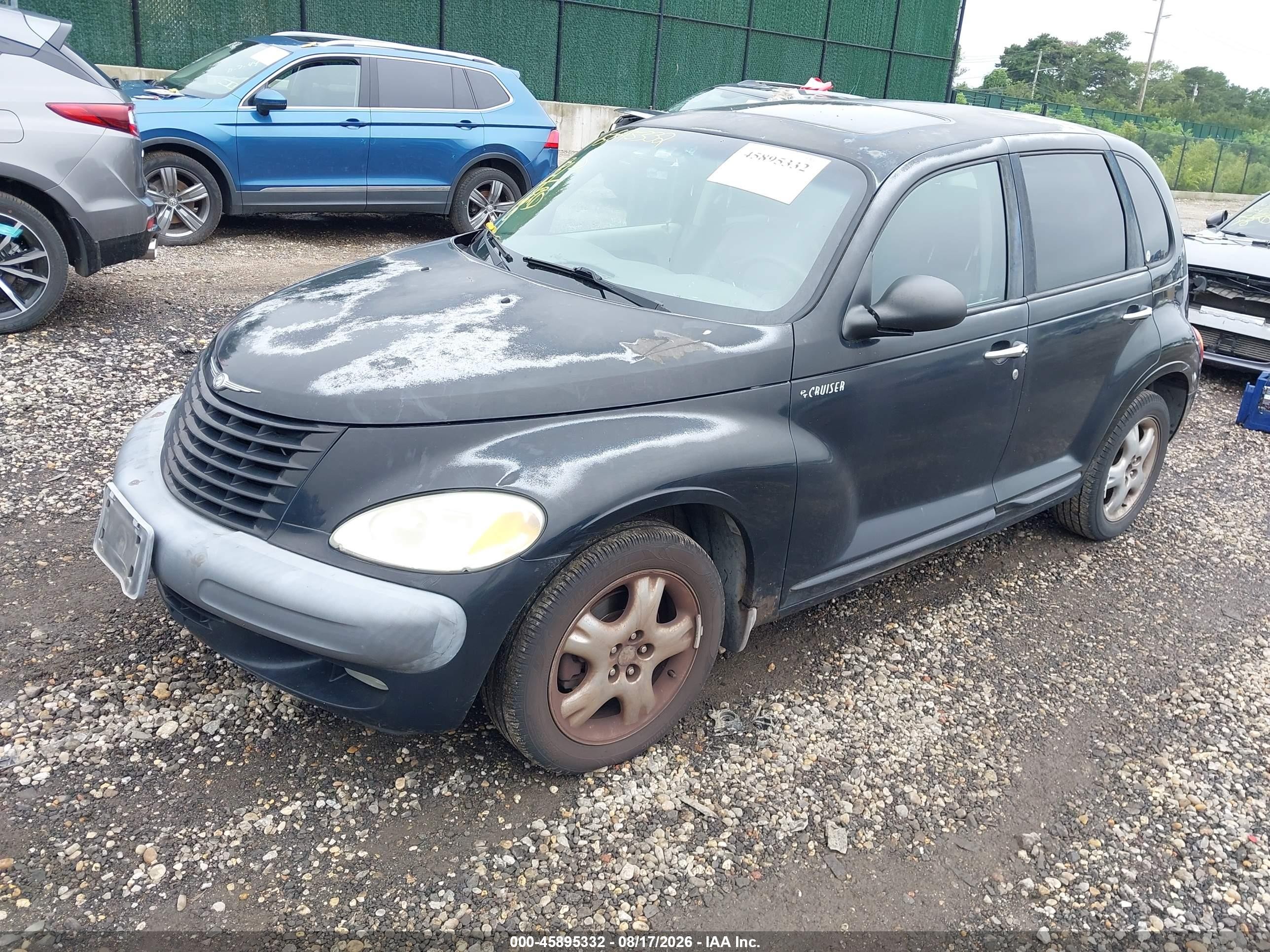 2001 Chrysler Pt Cruiser   Black vin: 3C8FY4BB61T320550
