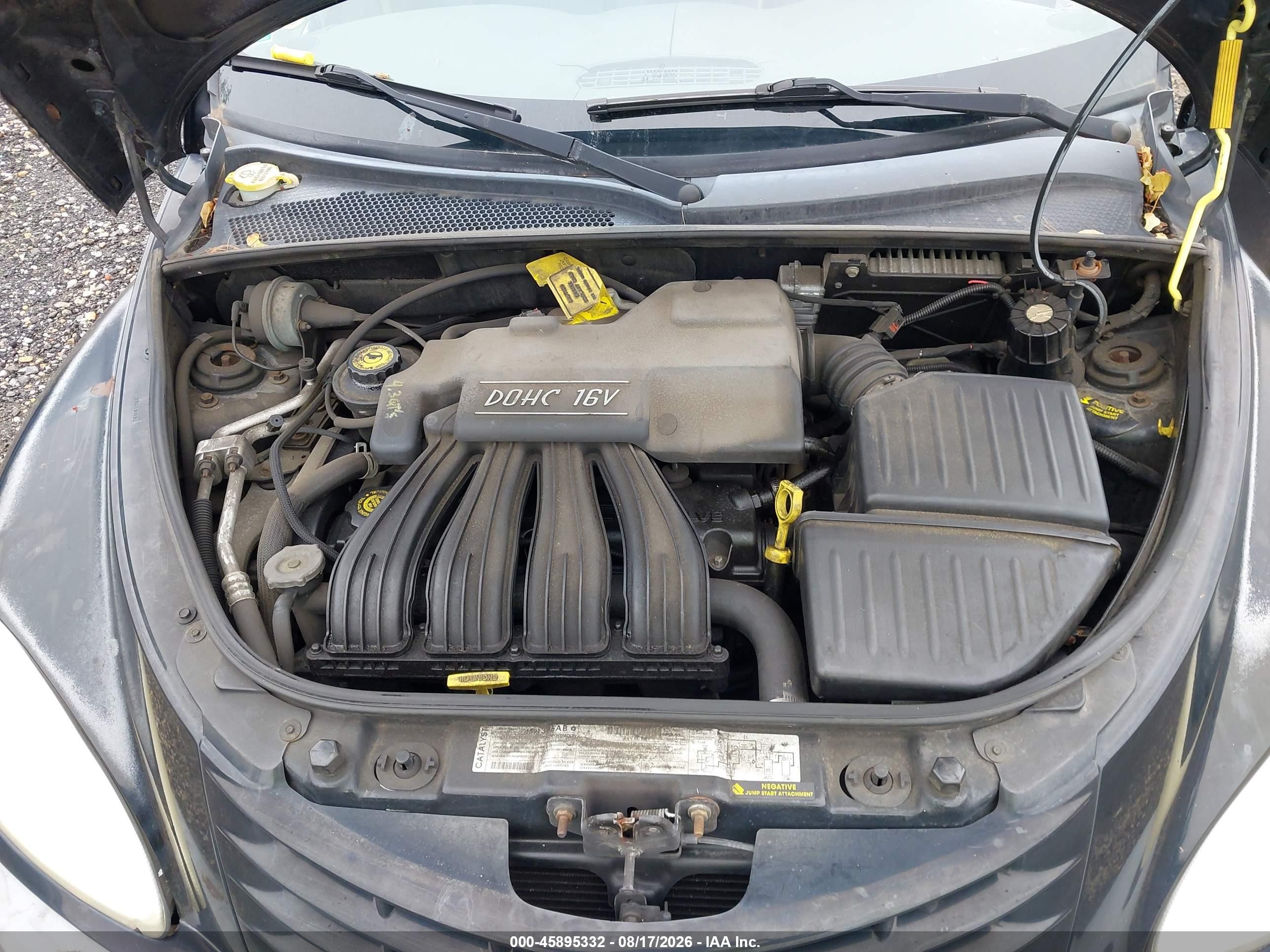 2001 Chrysler Pt Cruiser   Black vin: 3C8FY4BB61T320550