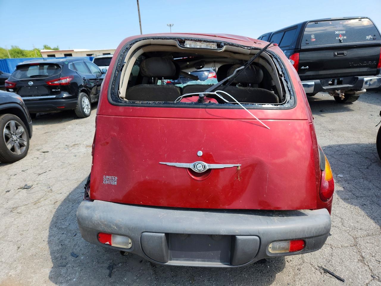 2001 Chrysler Pt Cruiser Burgundy vin: 3C8FY4BB61T634148