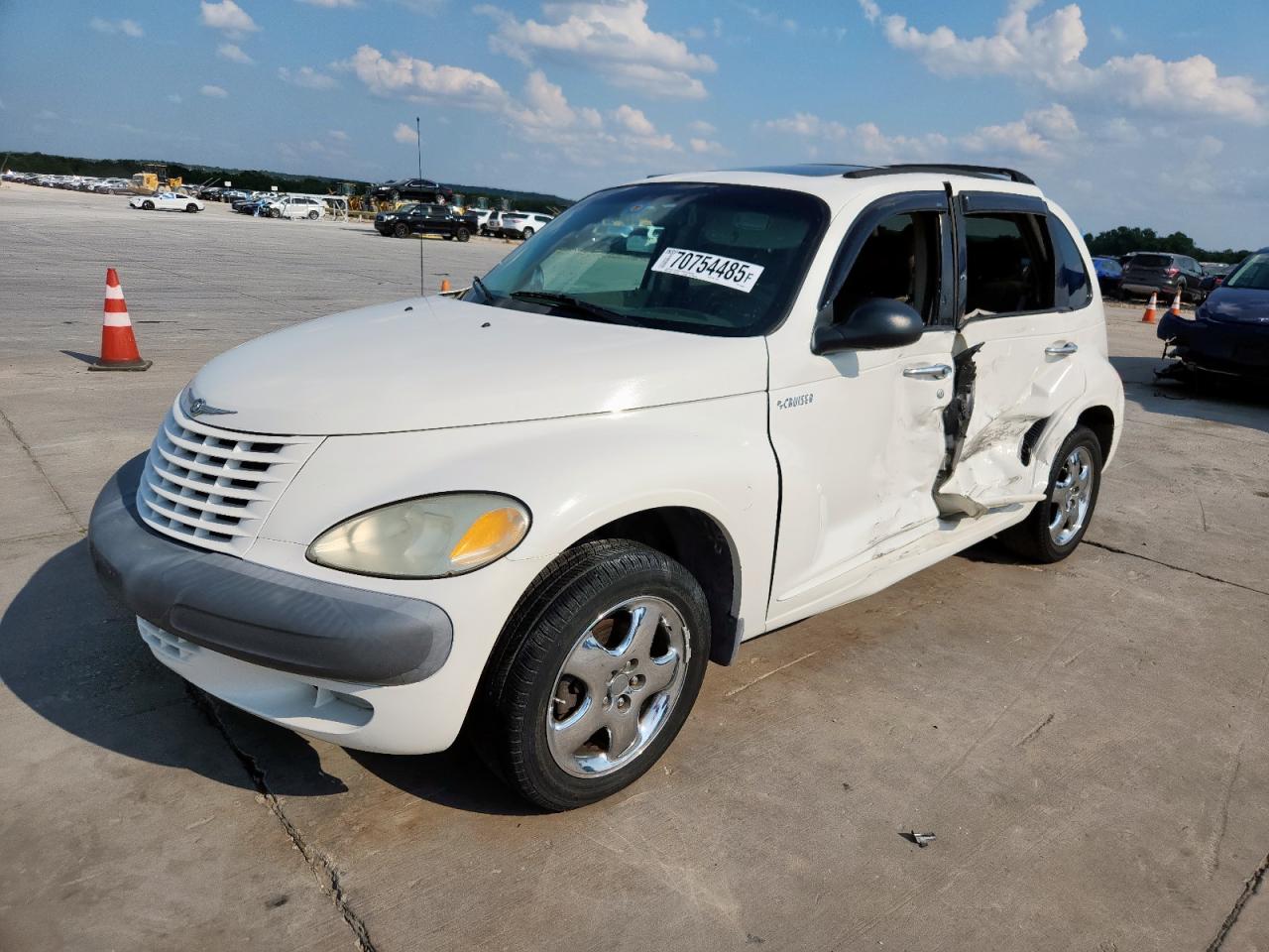 2001 Chrysler Pt Cruiser White vin: 3C8FY4BB61T692664