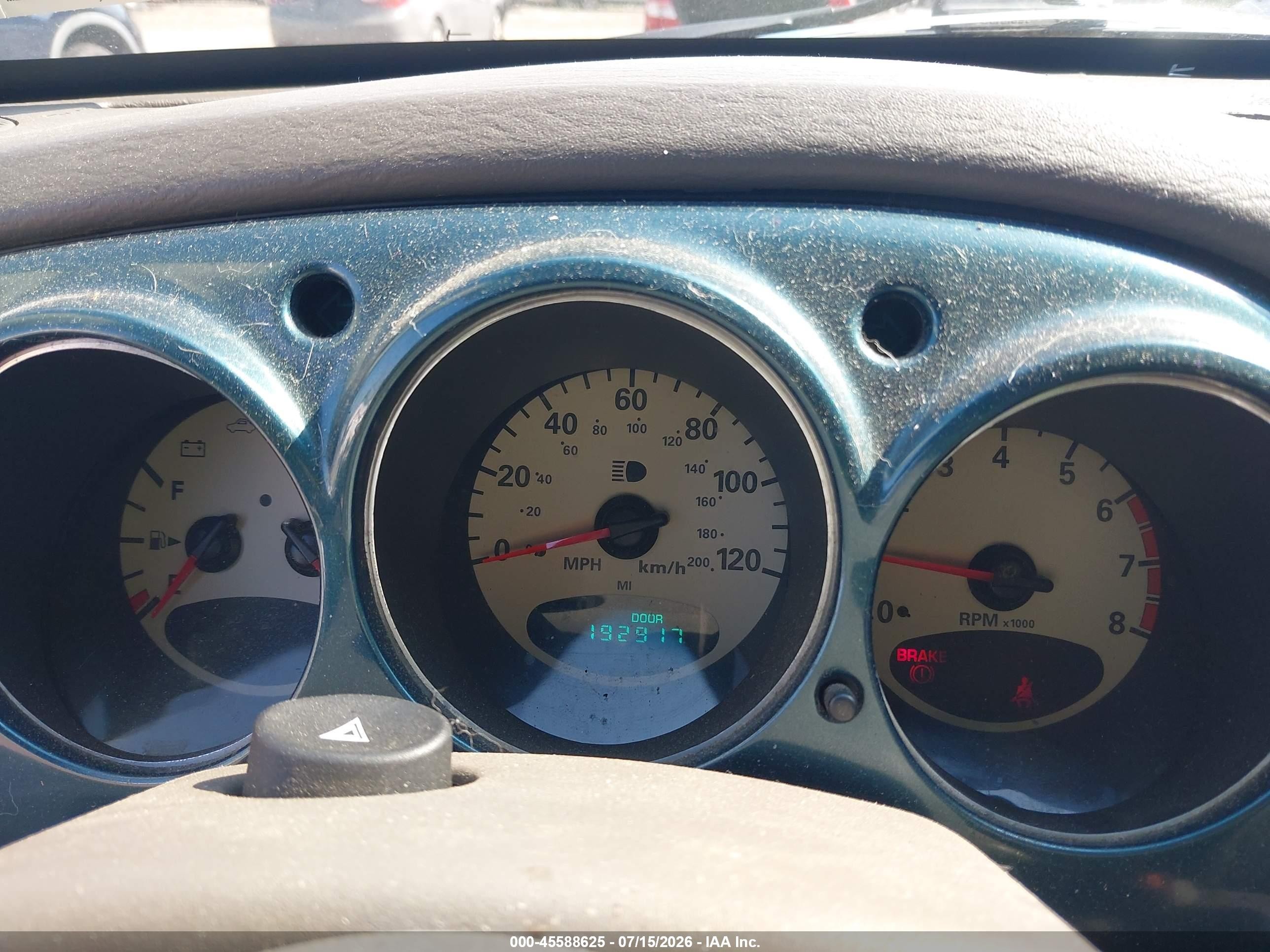 2001 Chrysler Pt Cruiser   Green vin: 3C8FY4BB61T694141