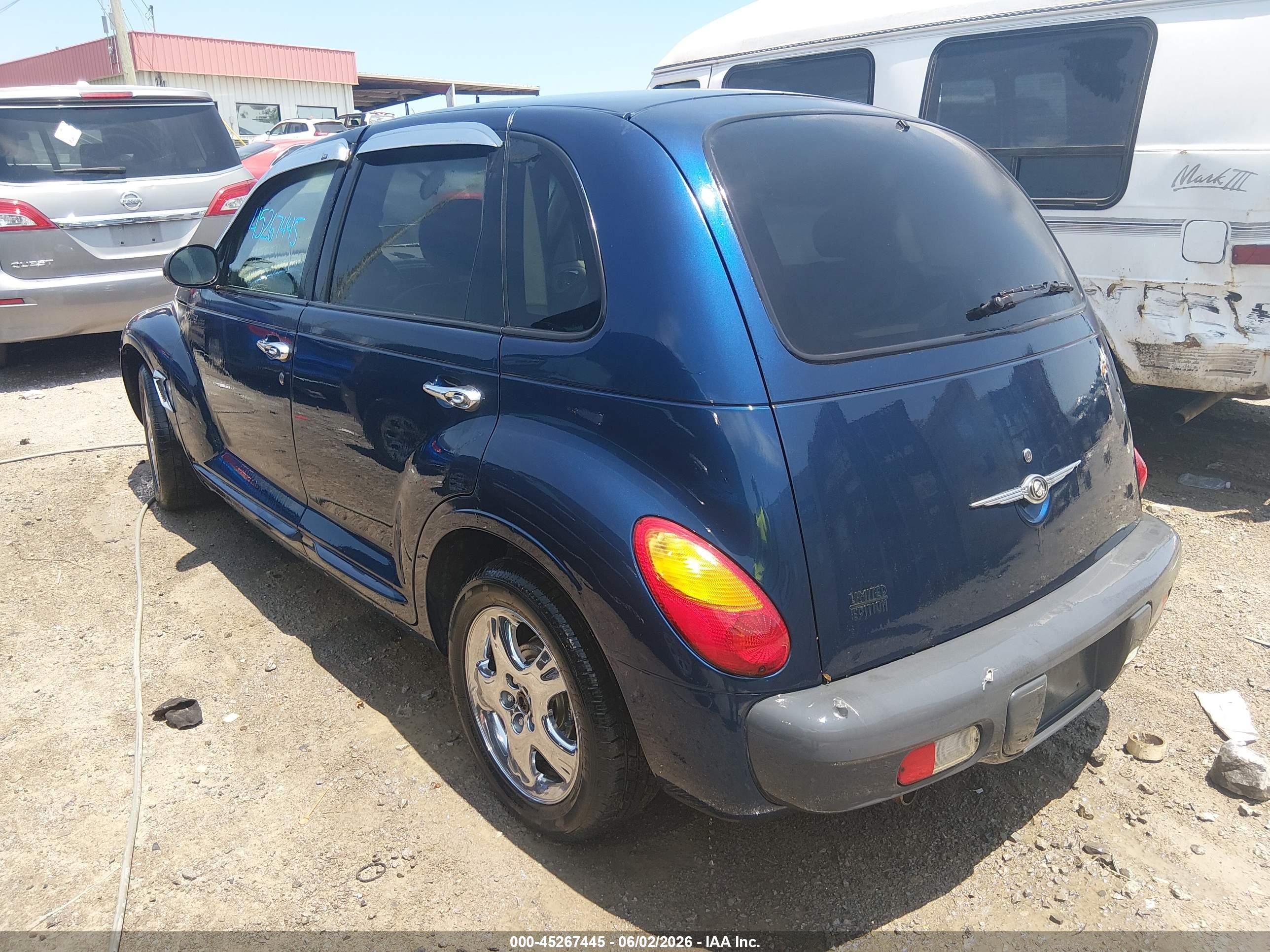 2001 Chrysler Pt Cruiser   Dark Blue vin: 3C8FY4BB81T543785