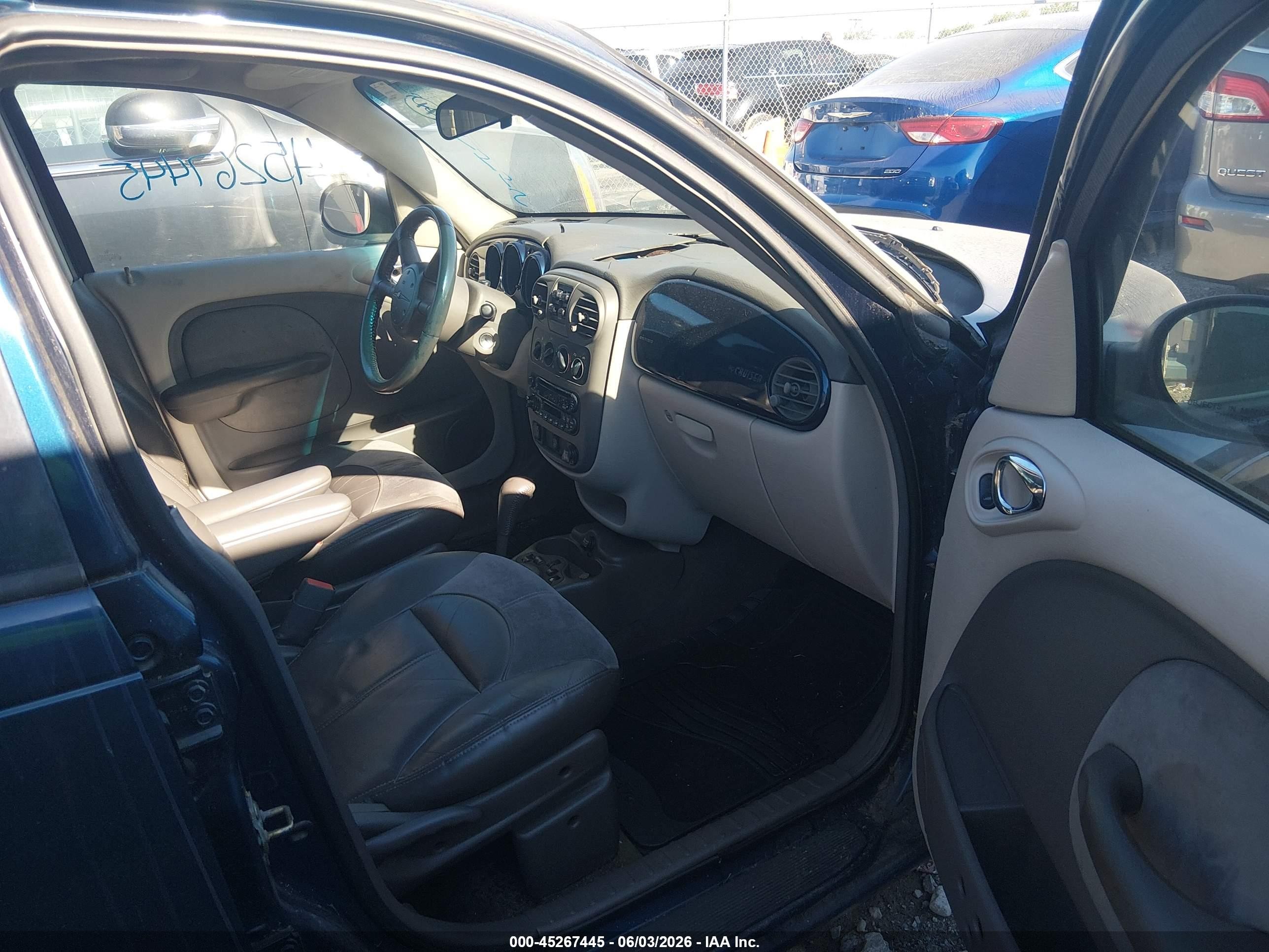 2001 Chrysler Pt Cruiser   Dark Blue vin: 3C8FY4BB81T543785