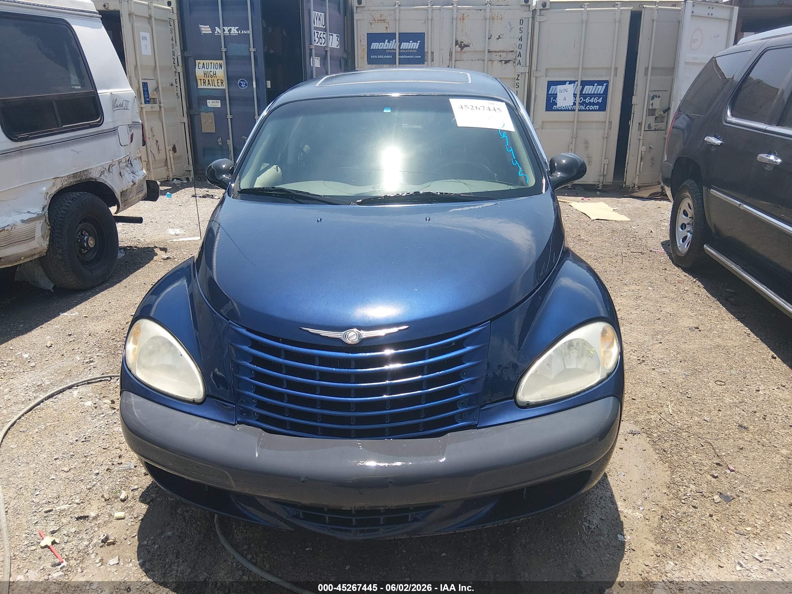 2001 Chrysler Pt Cruiser   Dark Blue vin: 3C8FY4BB81T543785