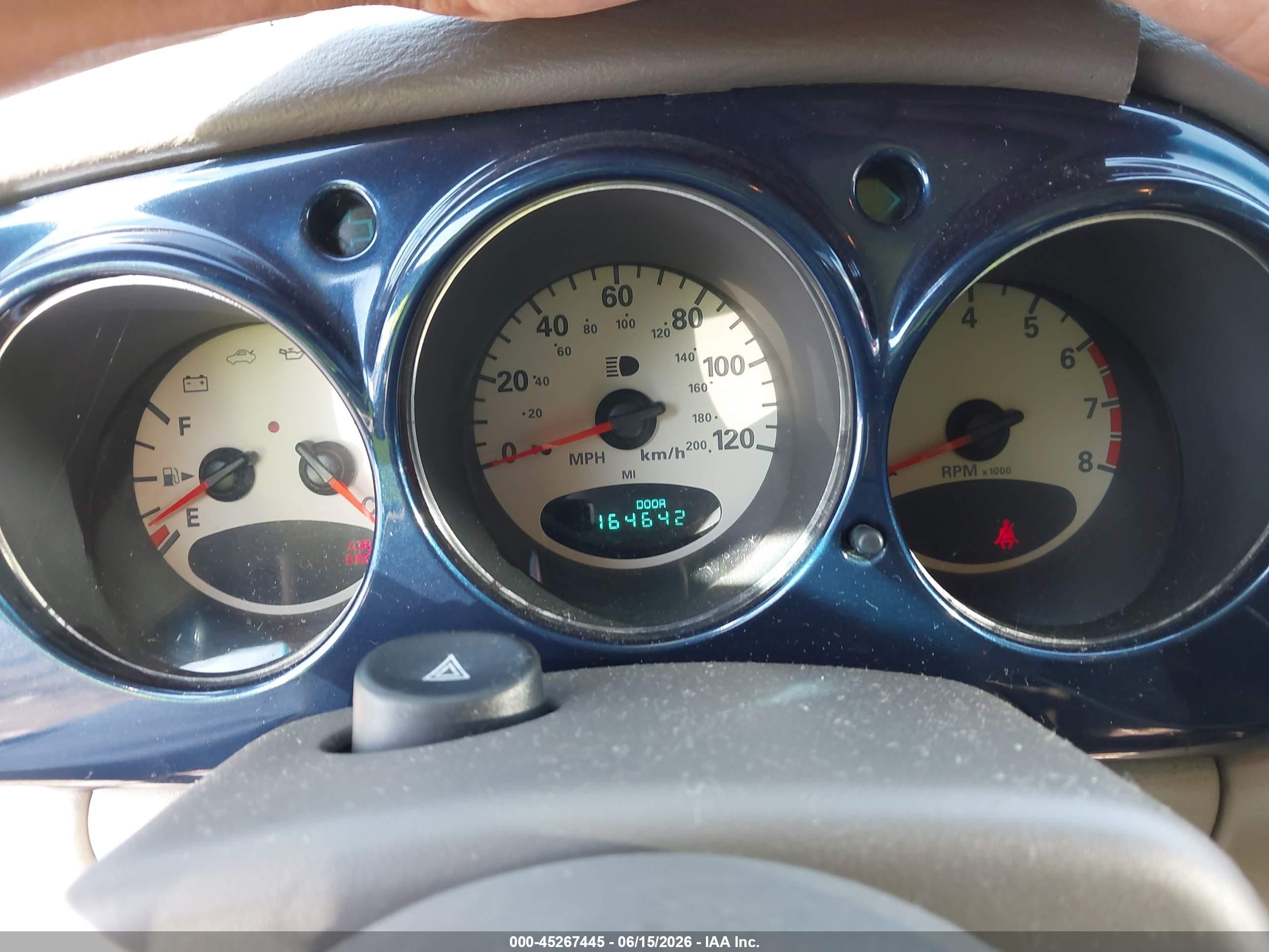 2001 Chrysler Pt Cruiser   Dark Blue vin: 3C8FY4BB81T543785