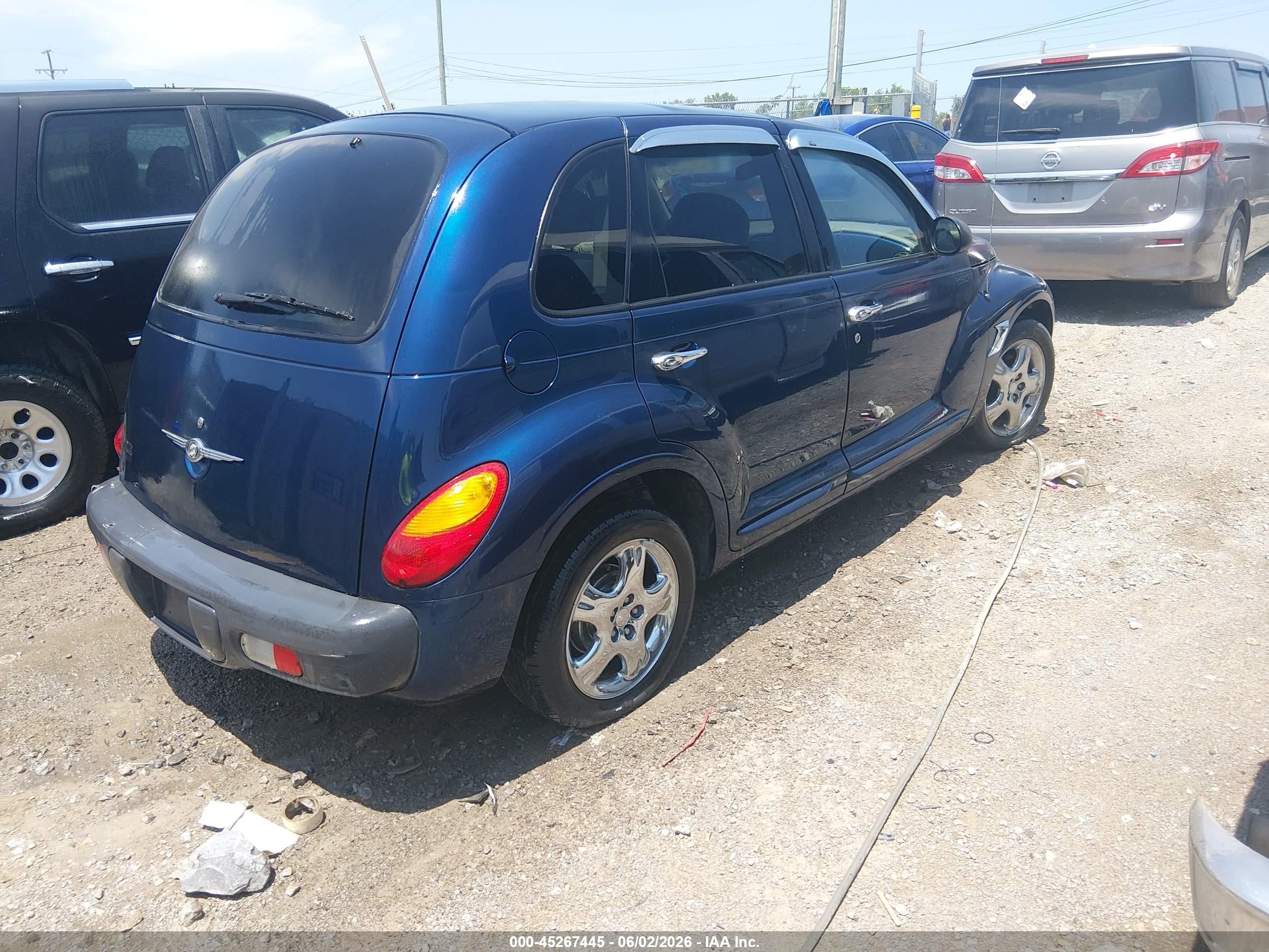 2001 Chrysler Pt Cruiser   Dark Blue vin: 3C8FY4BB81T543785