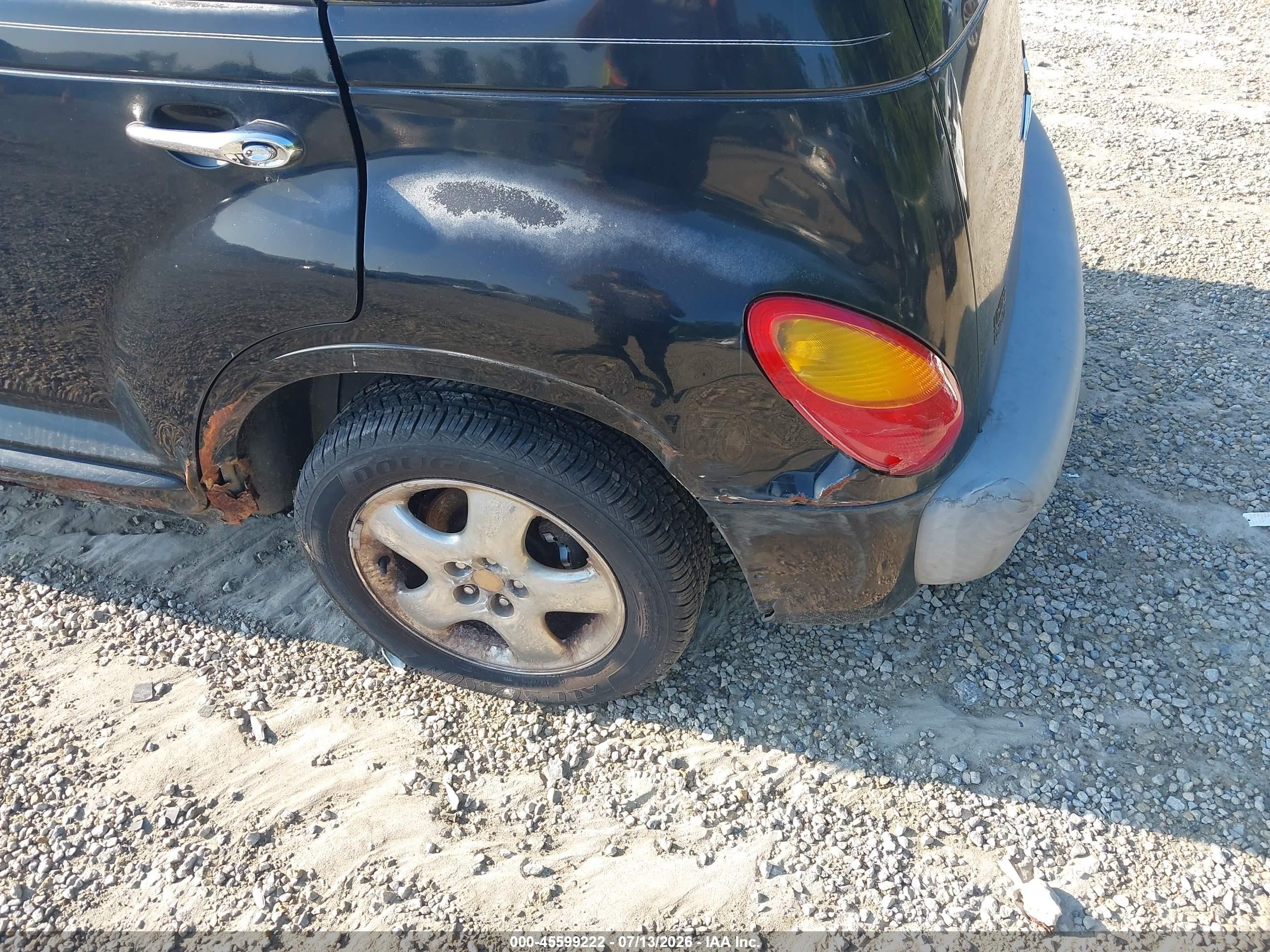 2001 Chrysler Pt Cruiser   Черный vin: 3C8FY4BB91T618686