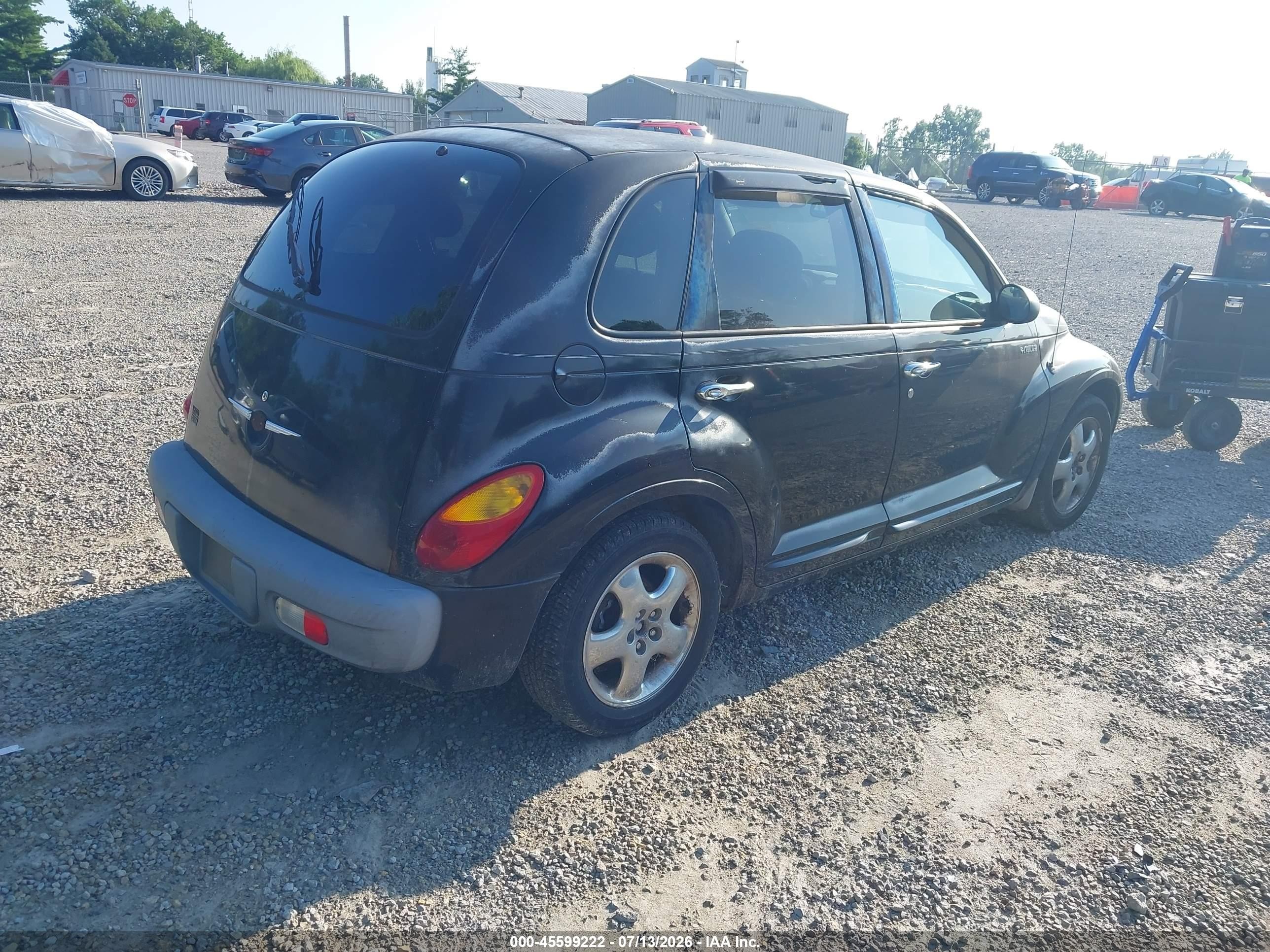 2001 Chrysler Pt Cruiser   Черный vin: 3C8FY4BB91T618686