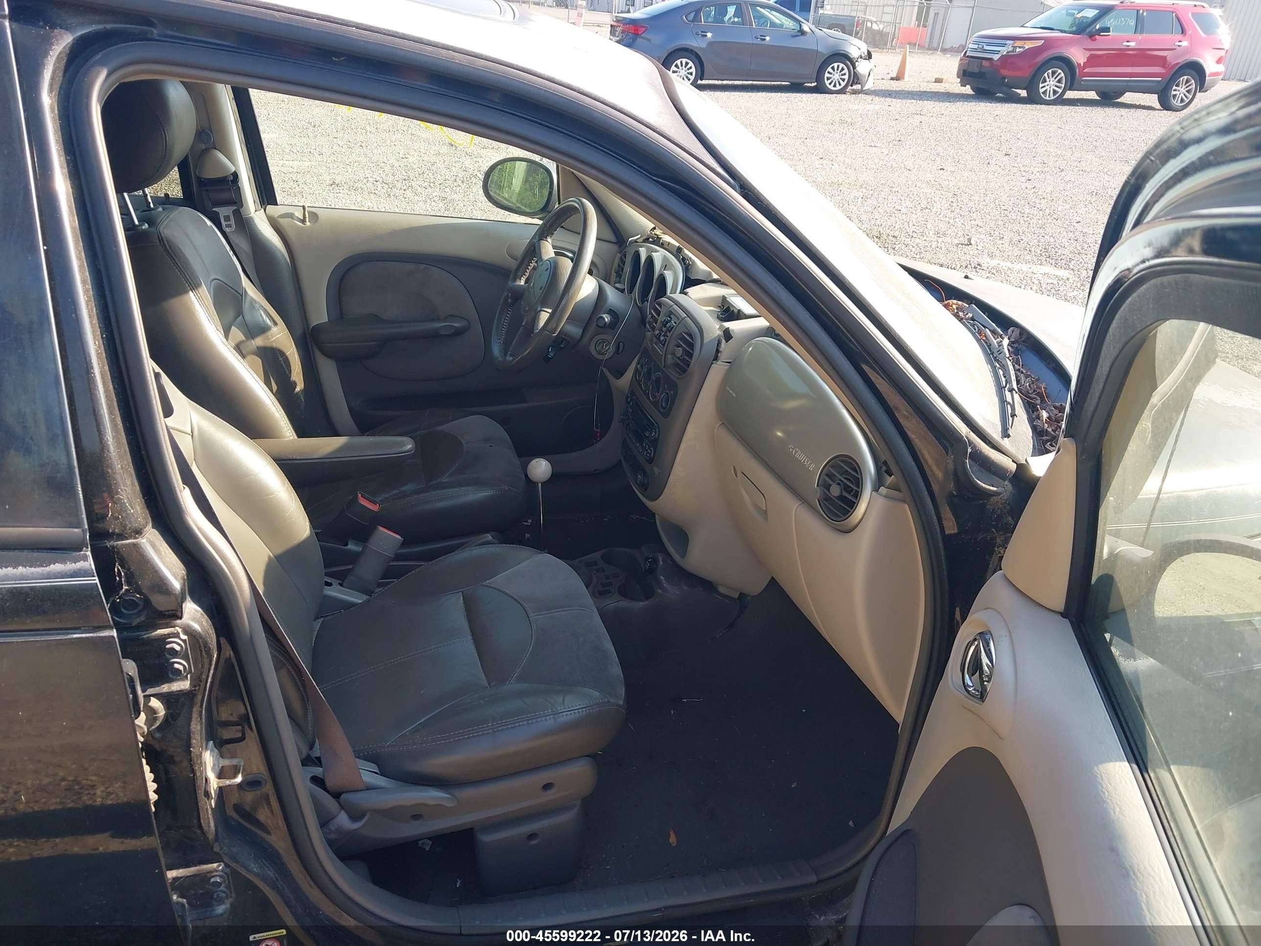 2001 Chrysler Pt Cruiser   Черный vin: 3C8FY4BB91T618686