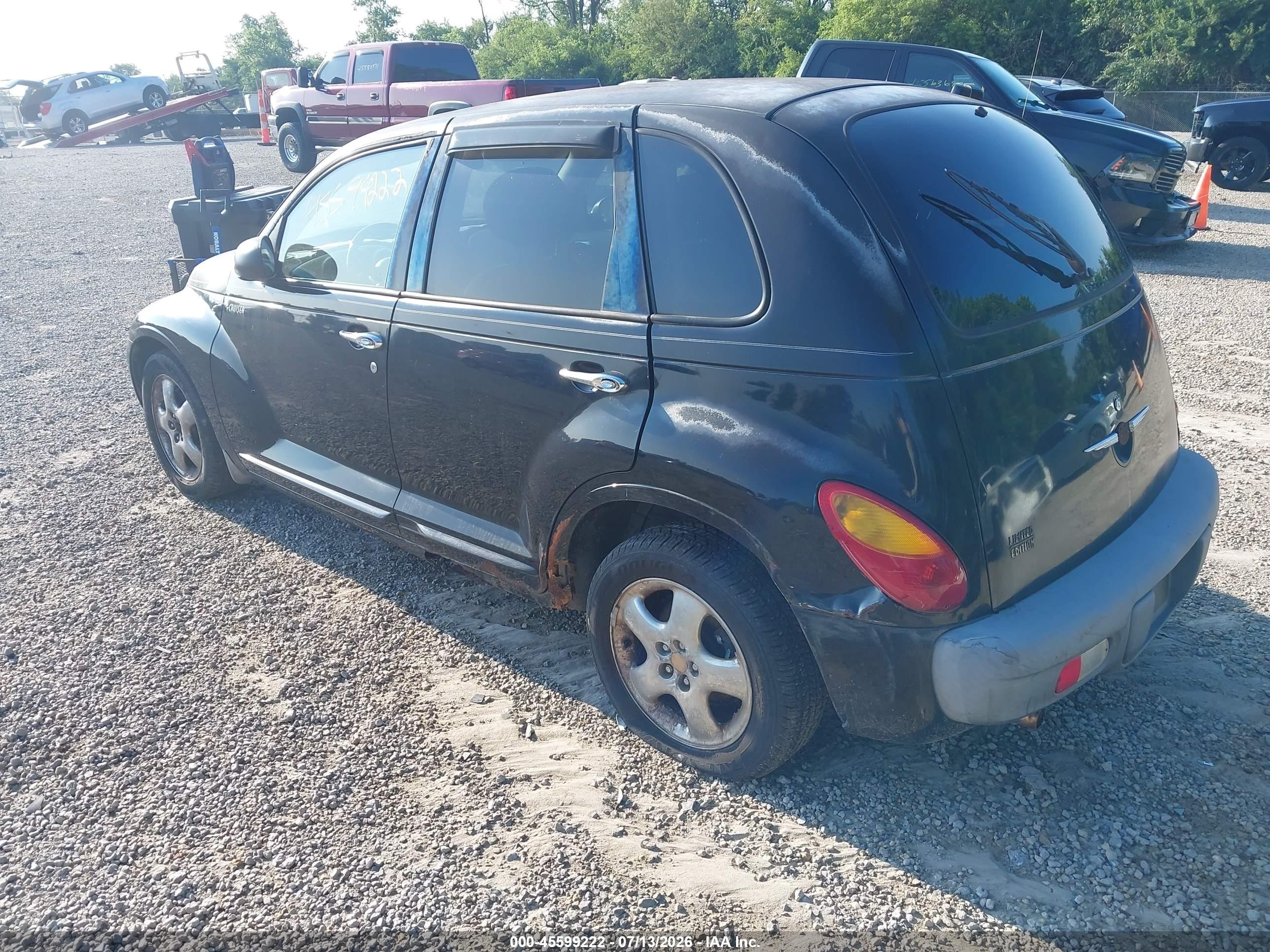 2001 Chrysler Pt Cruiser   Черный vin: 3C8FY4BB91T618686
