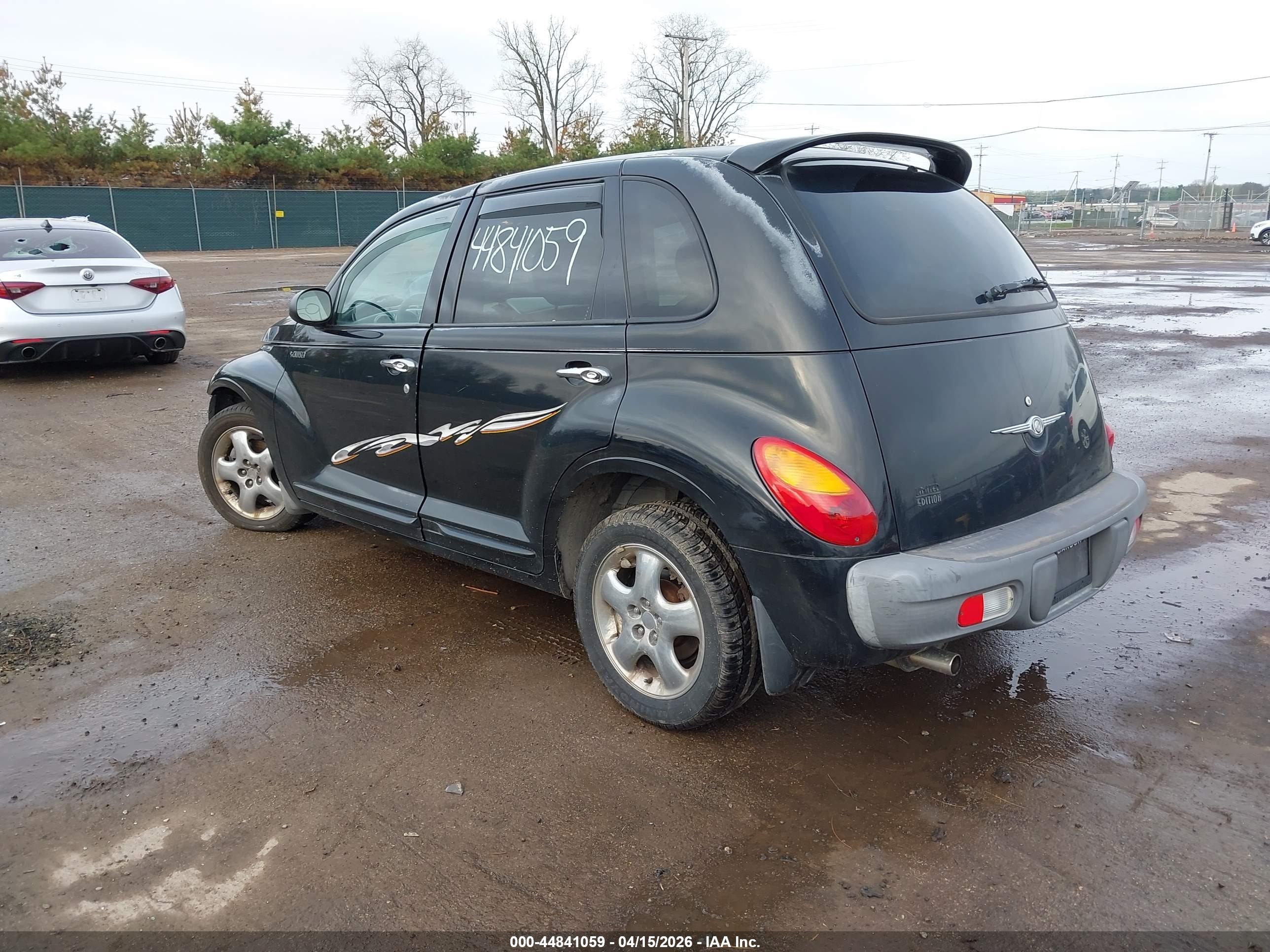 2001 Chrysler Pt Cruiser   Черный vin: 3C8FY4BB91T631521