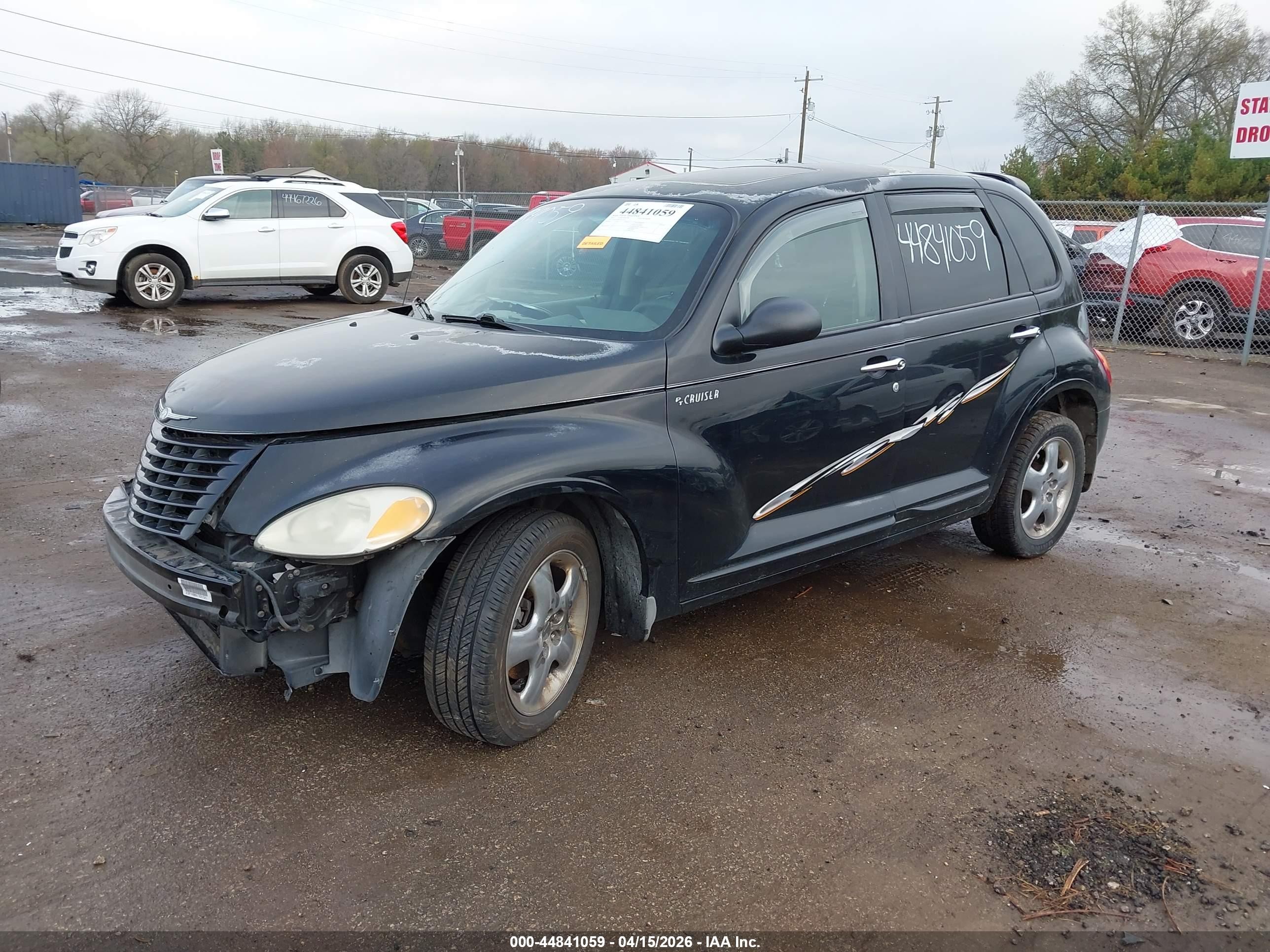 2001 Chrysler Pt Cruiser   Черный vin: 3C8FY4BB91T631521