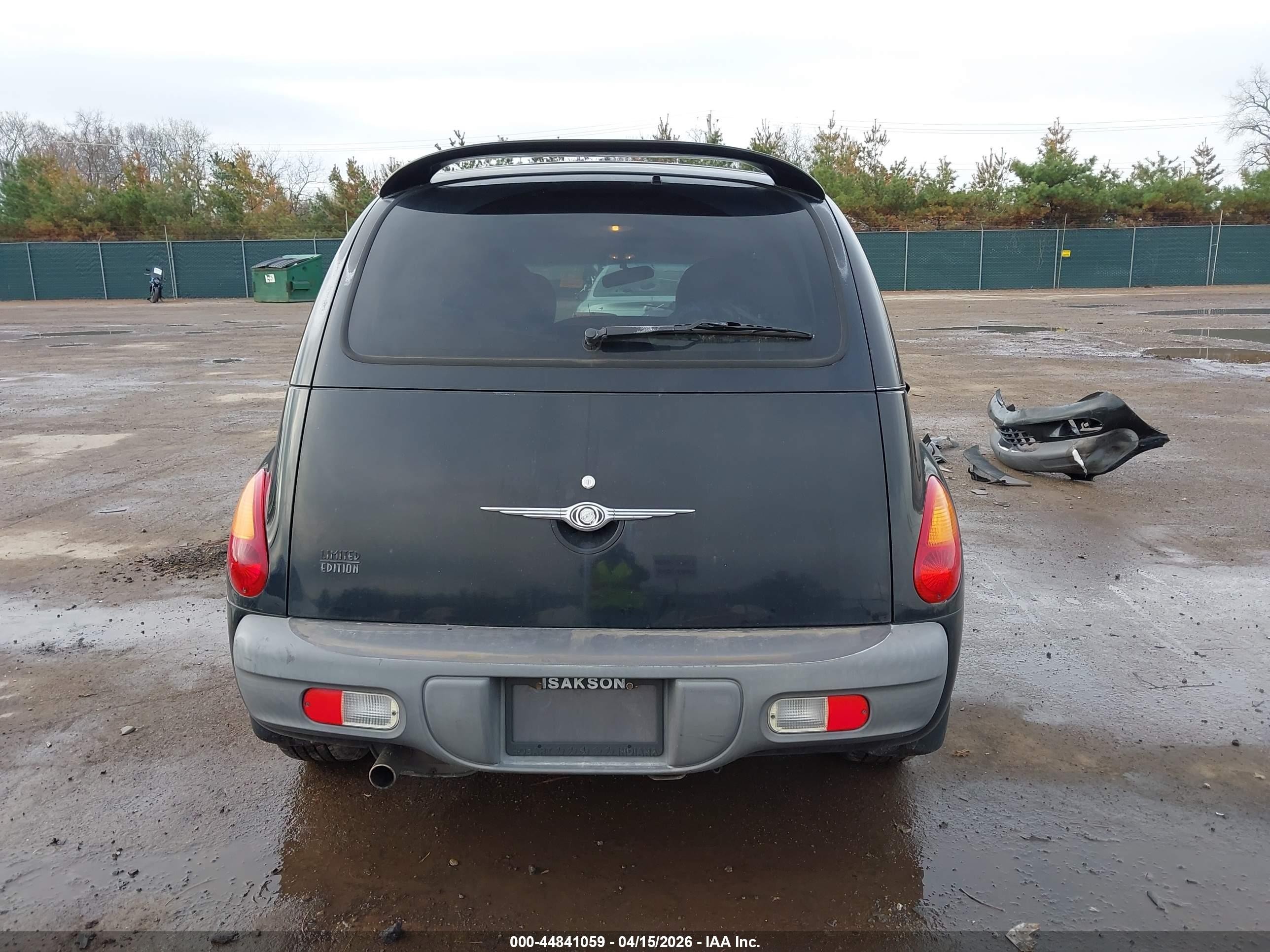 2001 Chrysler Pt Cruiser   Черный vin: 3C8FY4BB91T631521