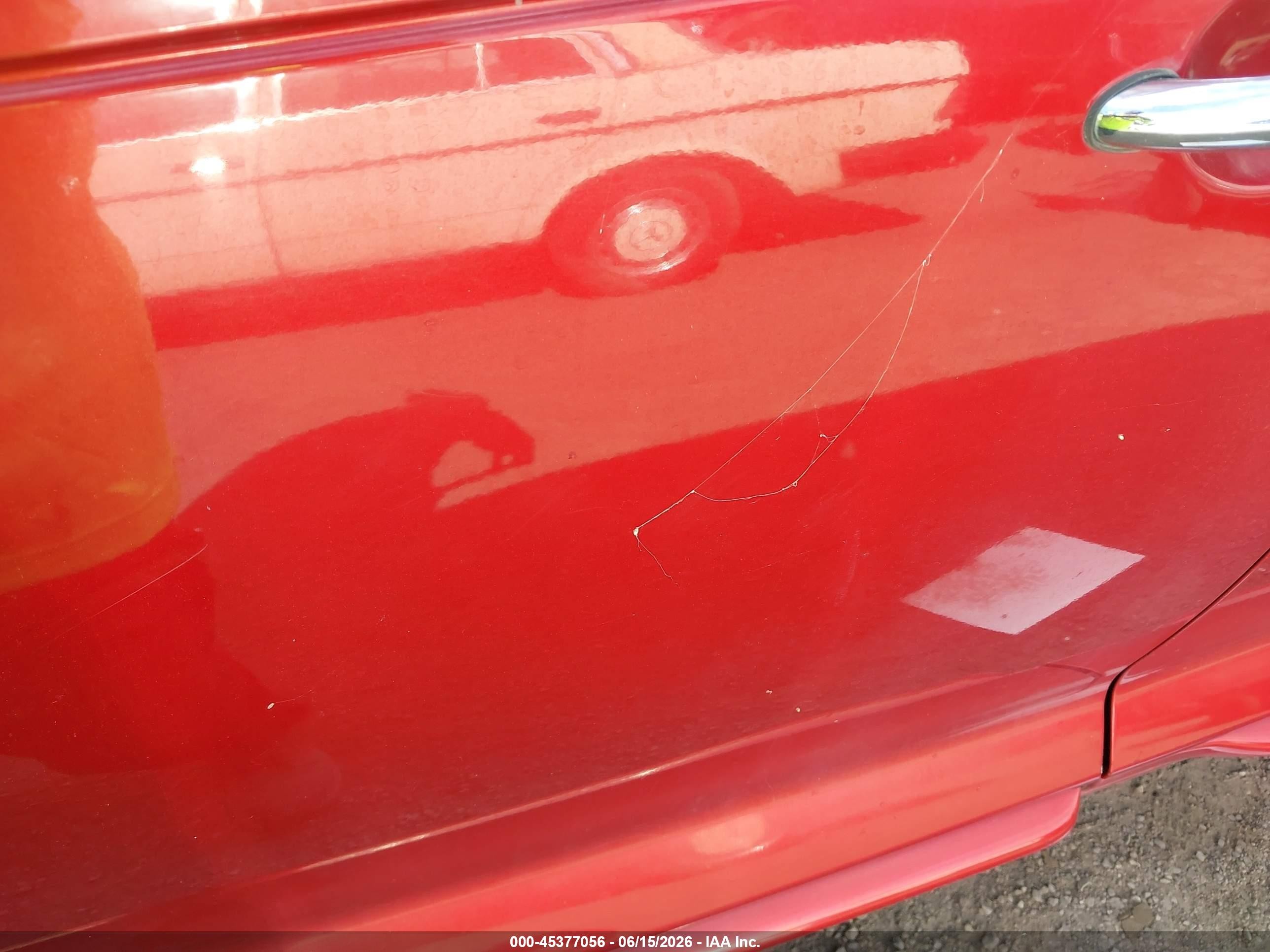2001 Chrysler Pt Cruiser Red vin: 3C8FY4BB91T638761