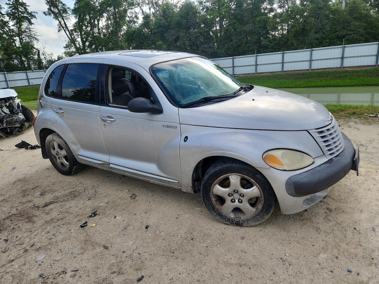 2001 Chrysler Pt Cruiser Silver vin: 3C8FY4BBX1T514353