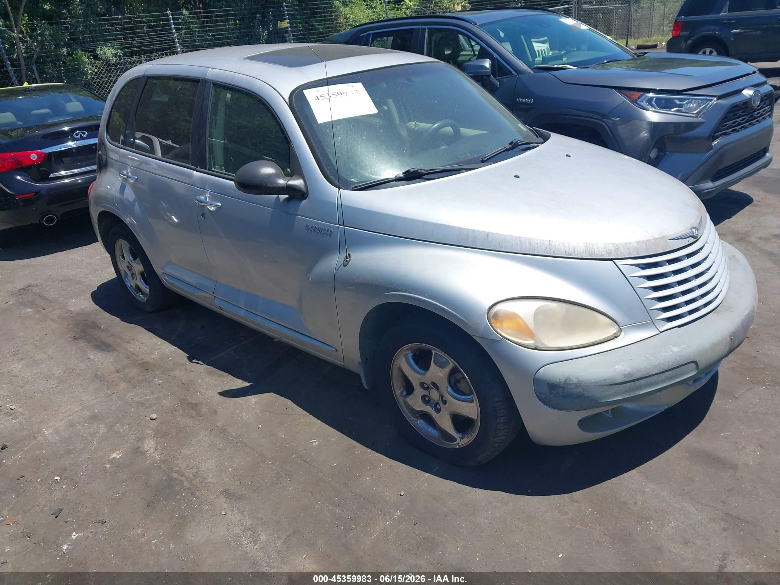 2001 Chrysler Pt Cruiser   Silver vin: 3C8FY4BBX1T584158