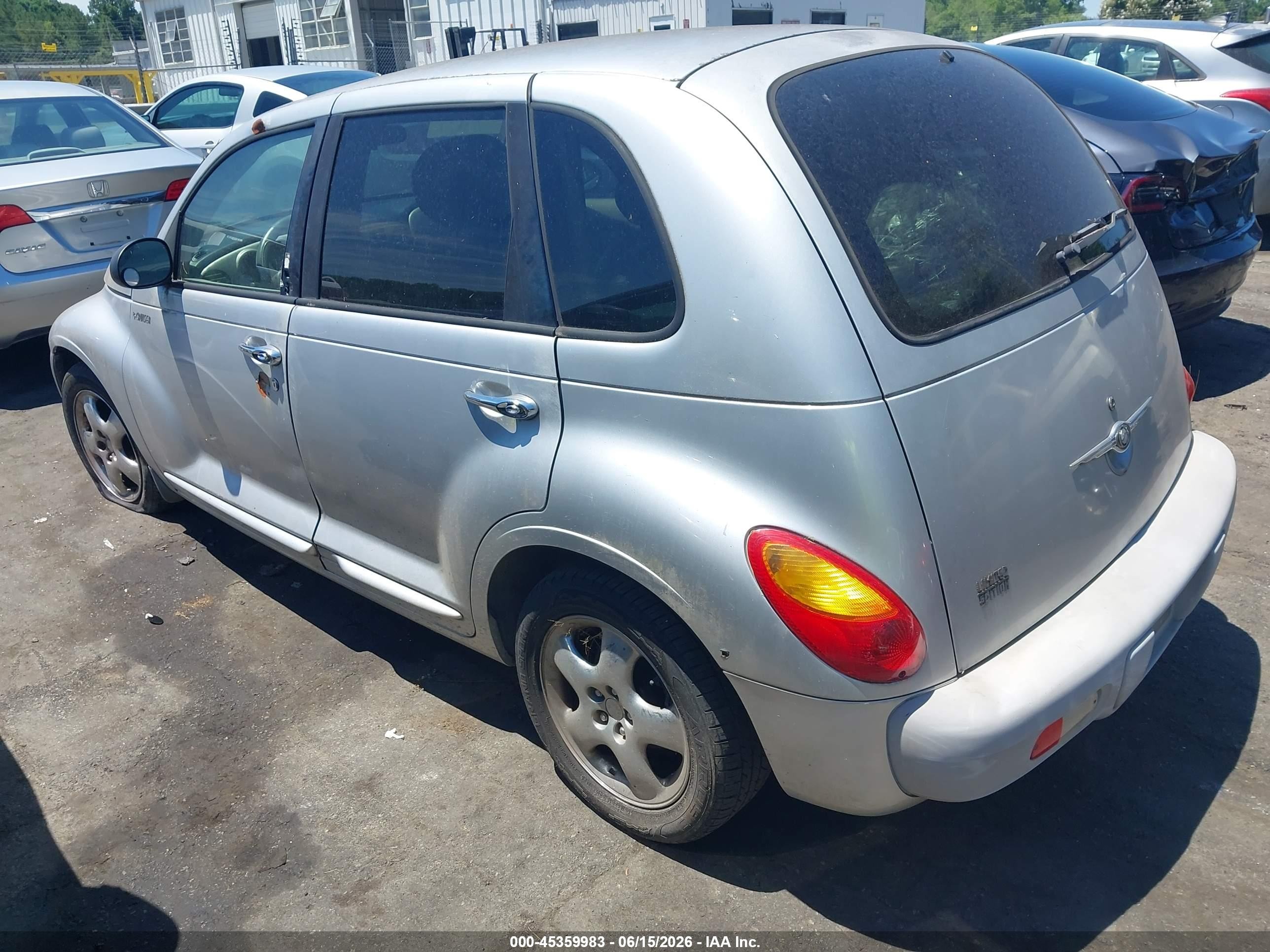2001 Chrysler Pt Cruiser   Silver vin: 3C8FY4BBX1T584158