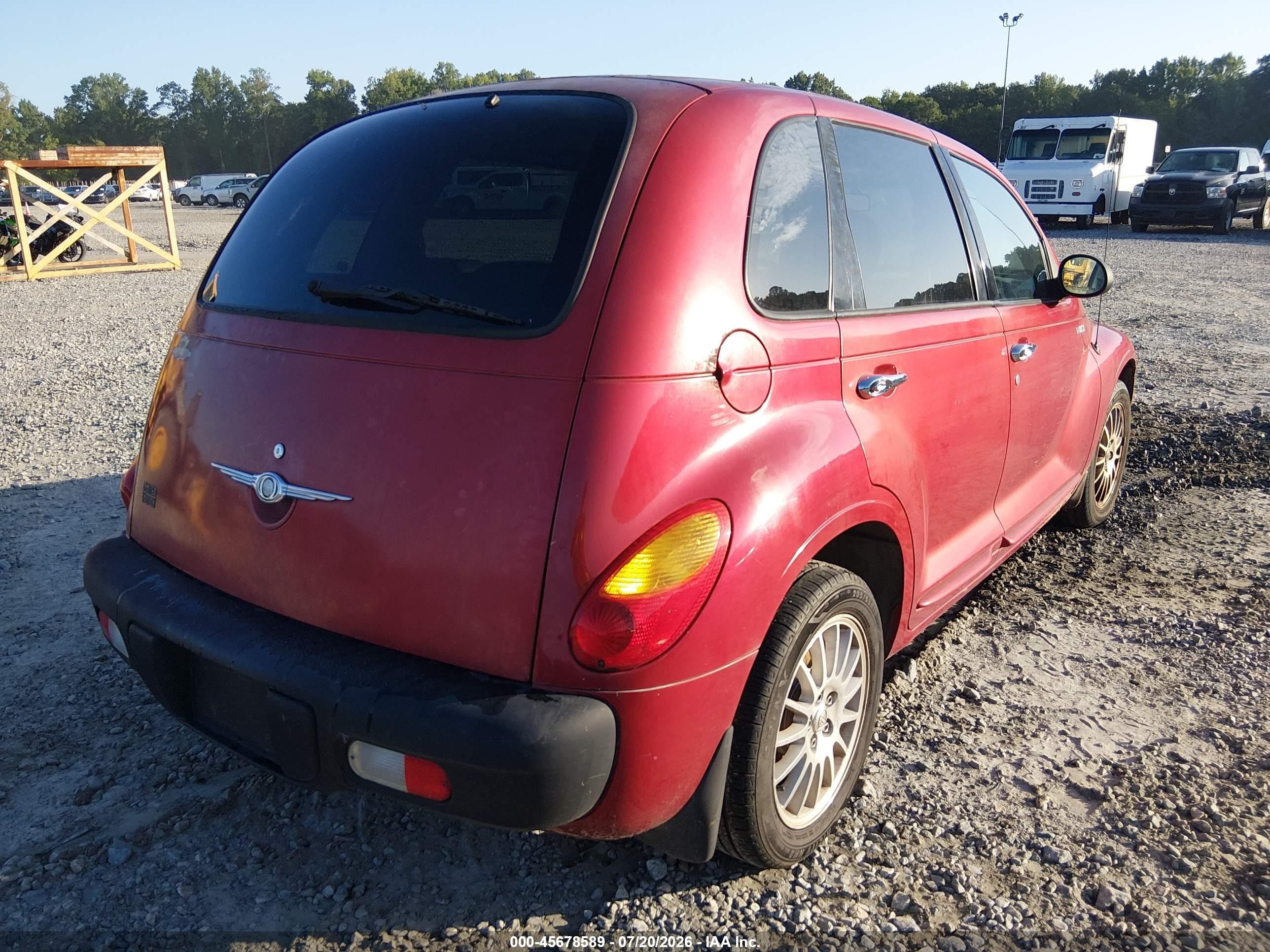 2001 Chrysler Pt Cruiser   Red vin: 3C8FY4BBX1T649980