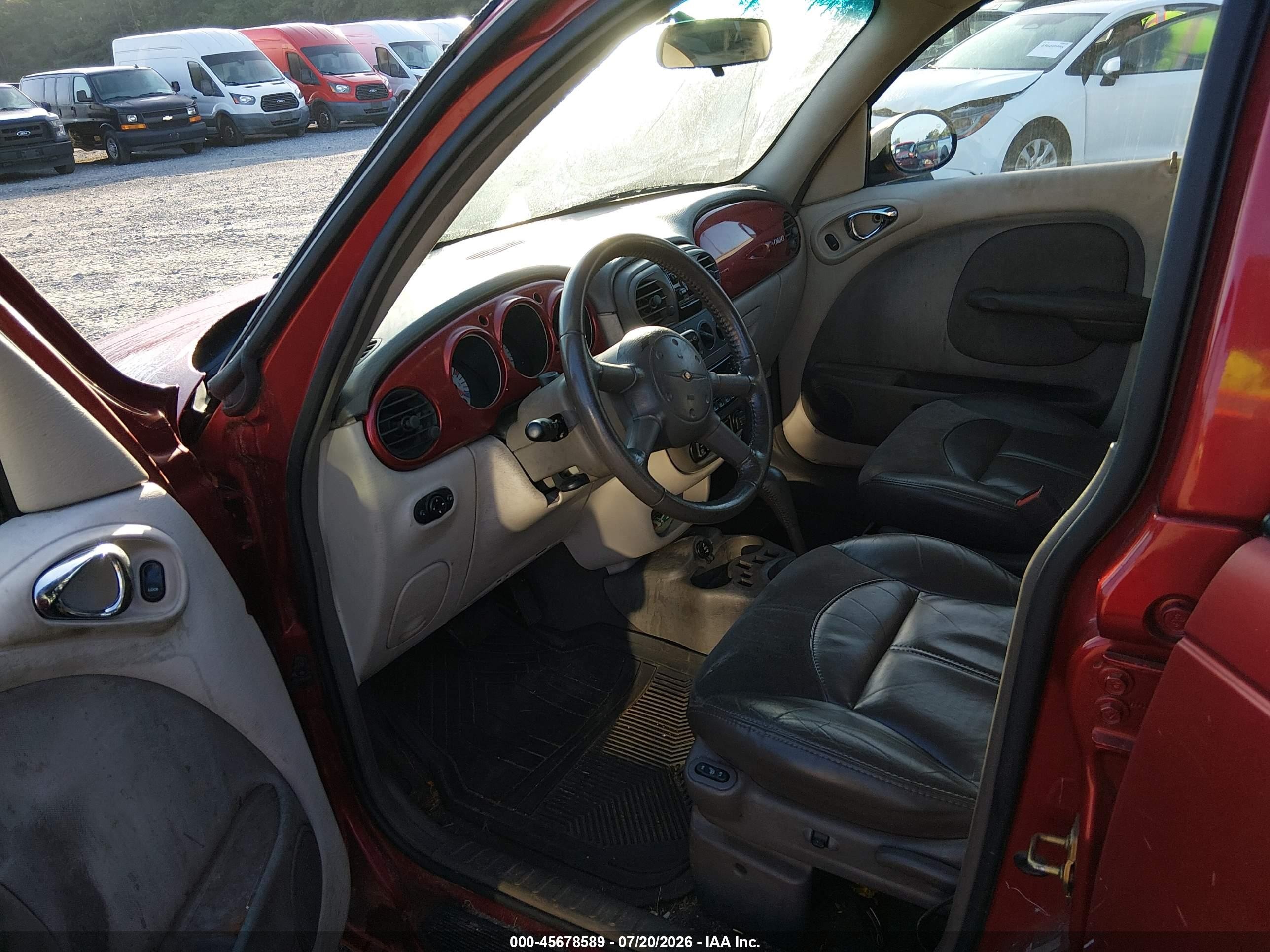 2001 Chrysler Pt Cruiser   Red vin: 3C8FY4BBX1T649980