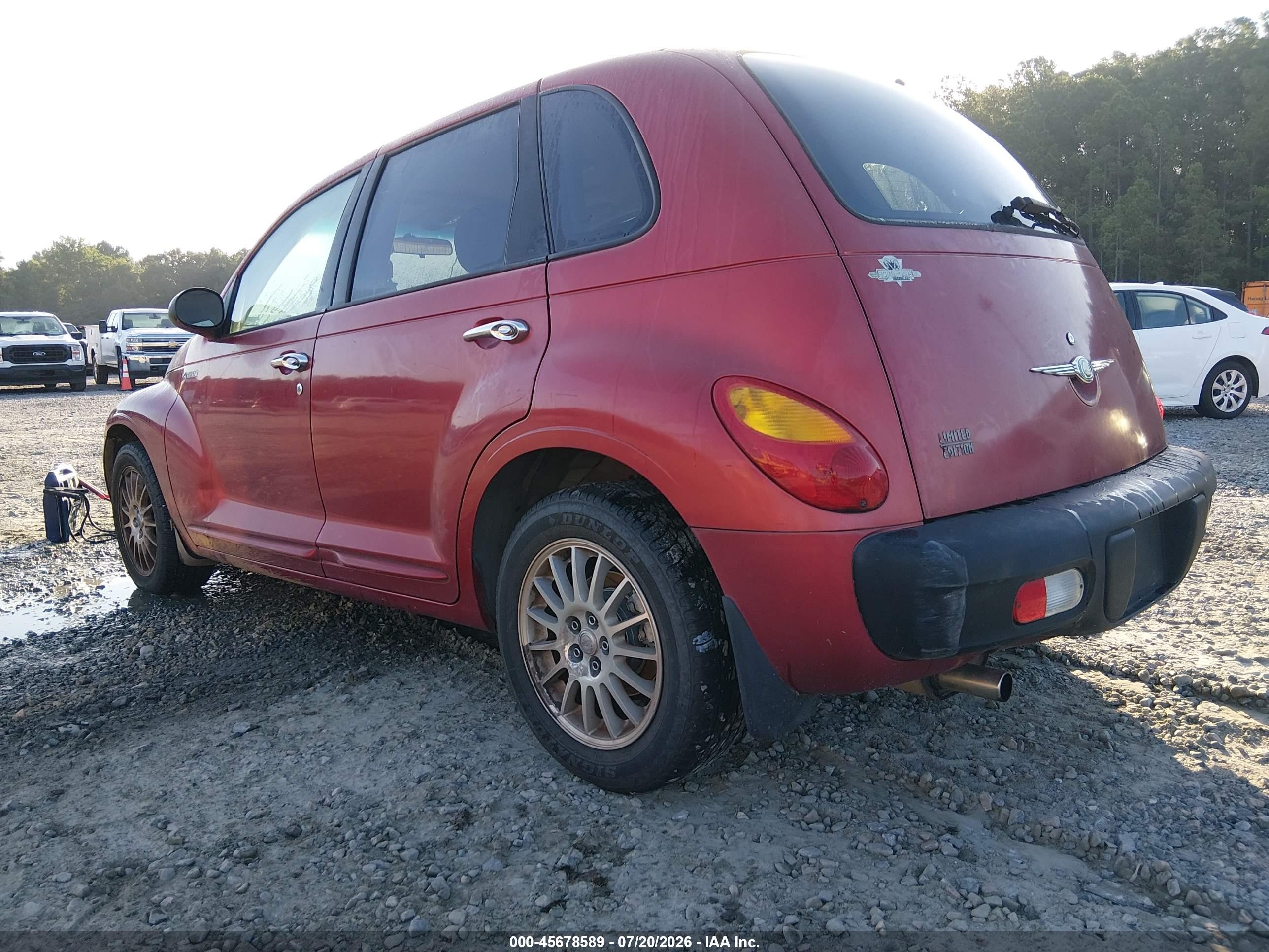 2001 Chrysler Pt Cruiser   Red vin: 3C8FY4BBX1T649980