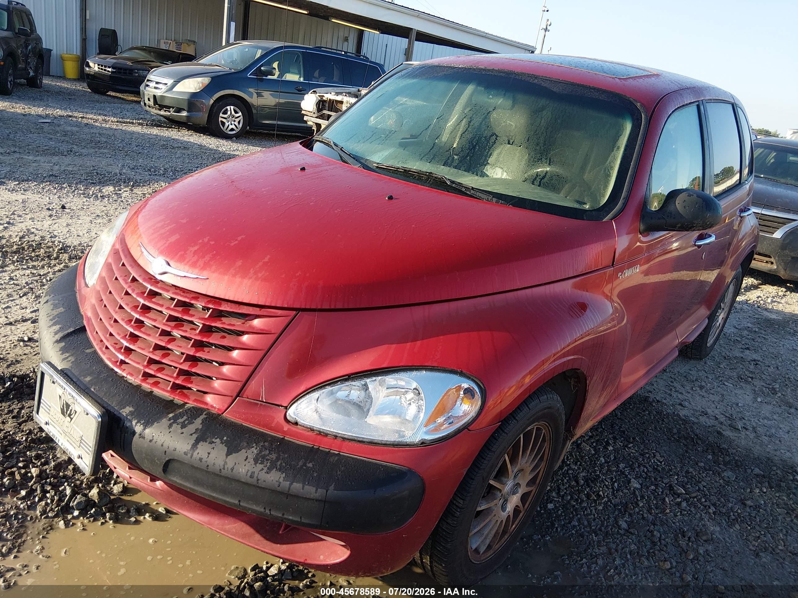 2001 Chrysler Pt Cruiser   Red vin: 3C8FY4BBX1T649980