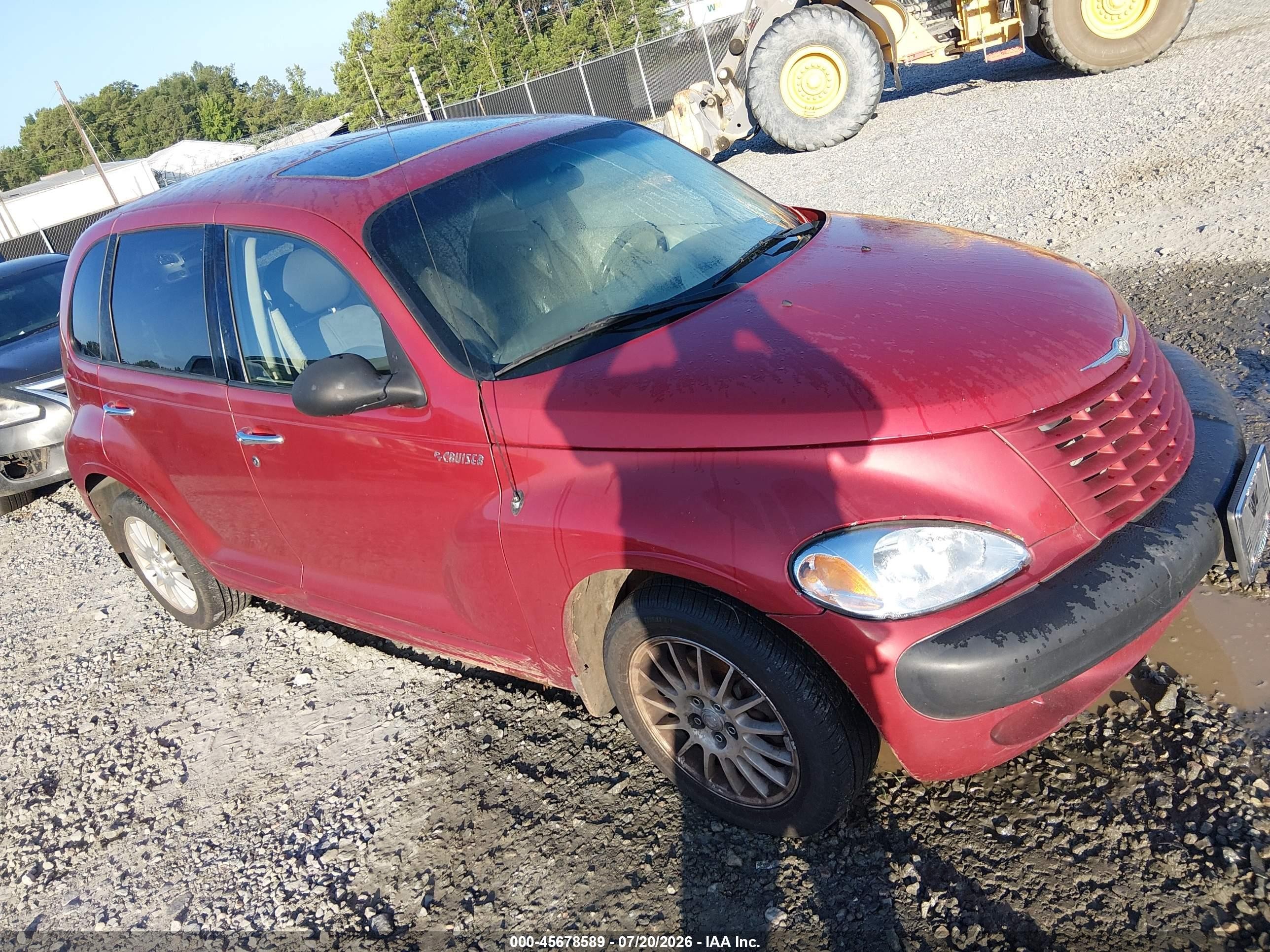 2001 Chrysler Pt Cruiser   Red vin: 3C8FY4BBX1T649980