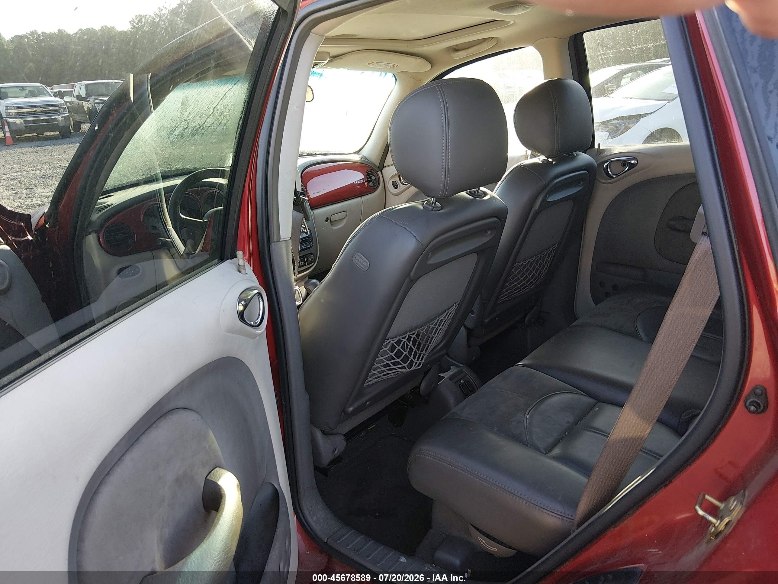 2001 Chrysler Pt Cruiser   Red vin: 3C8FY4BBX1T649980