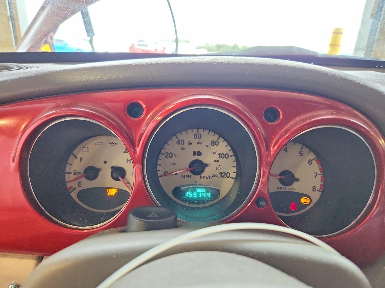 2001 Chrysler Pt Cruiser Red vin: 3C8FY4BBX1T666102