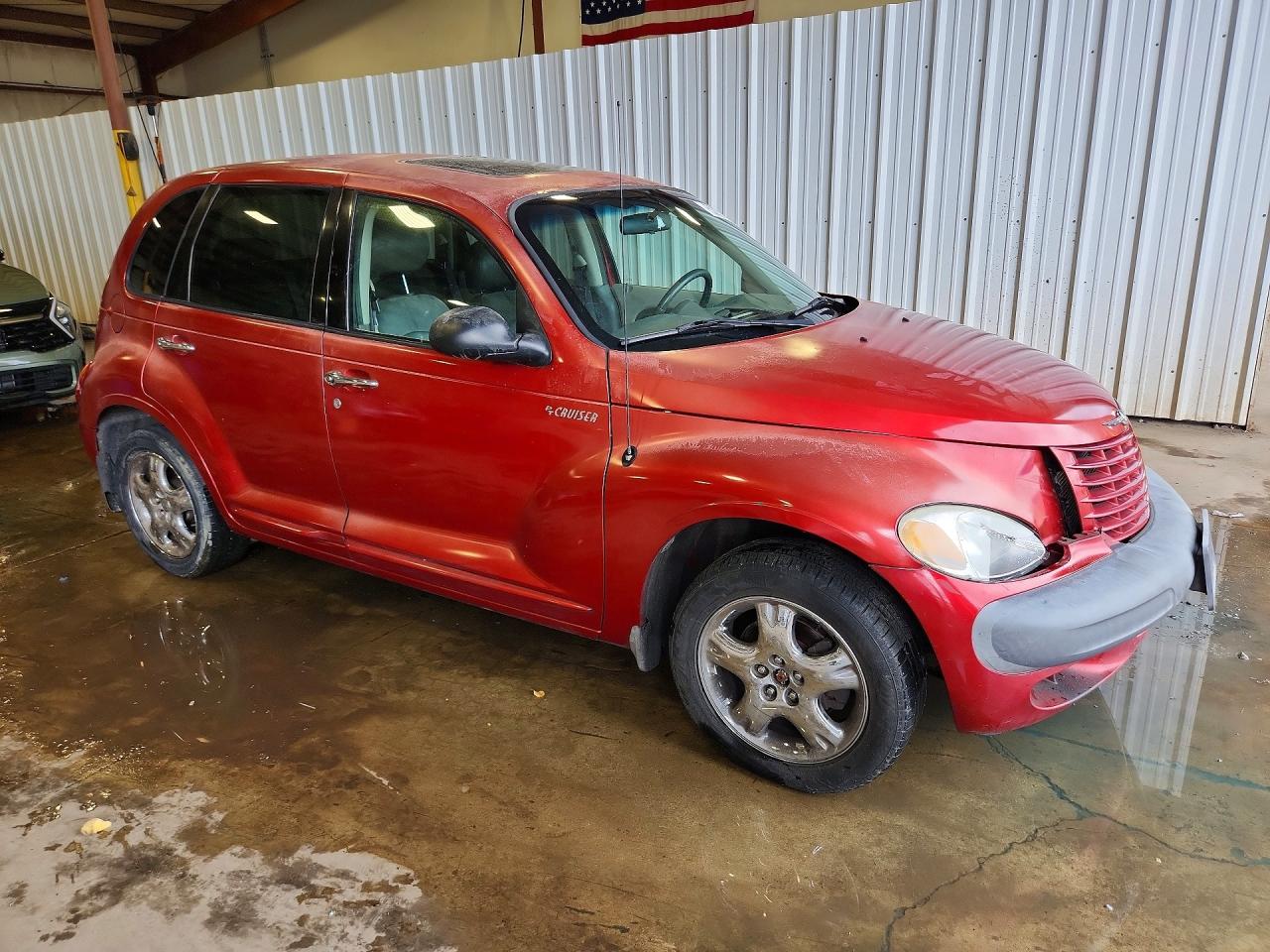 2001 Chrysler Pt Cruiser Red vin: 3C8FY4BBX1T666102