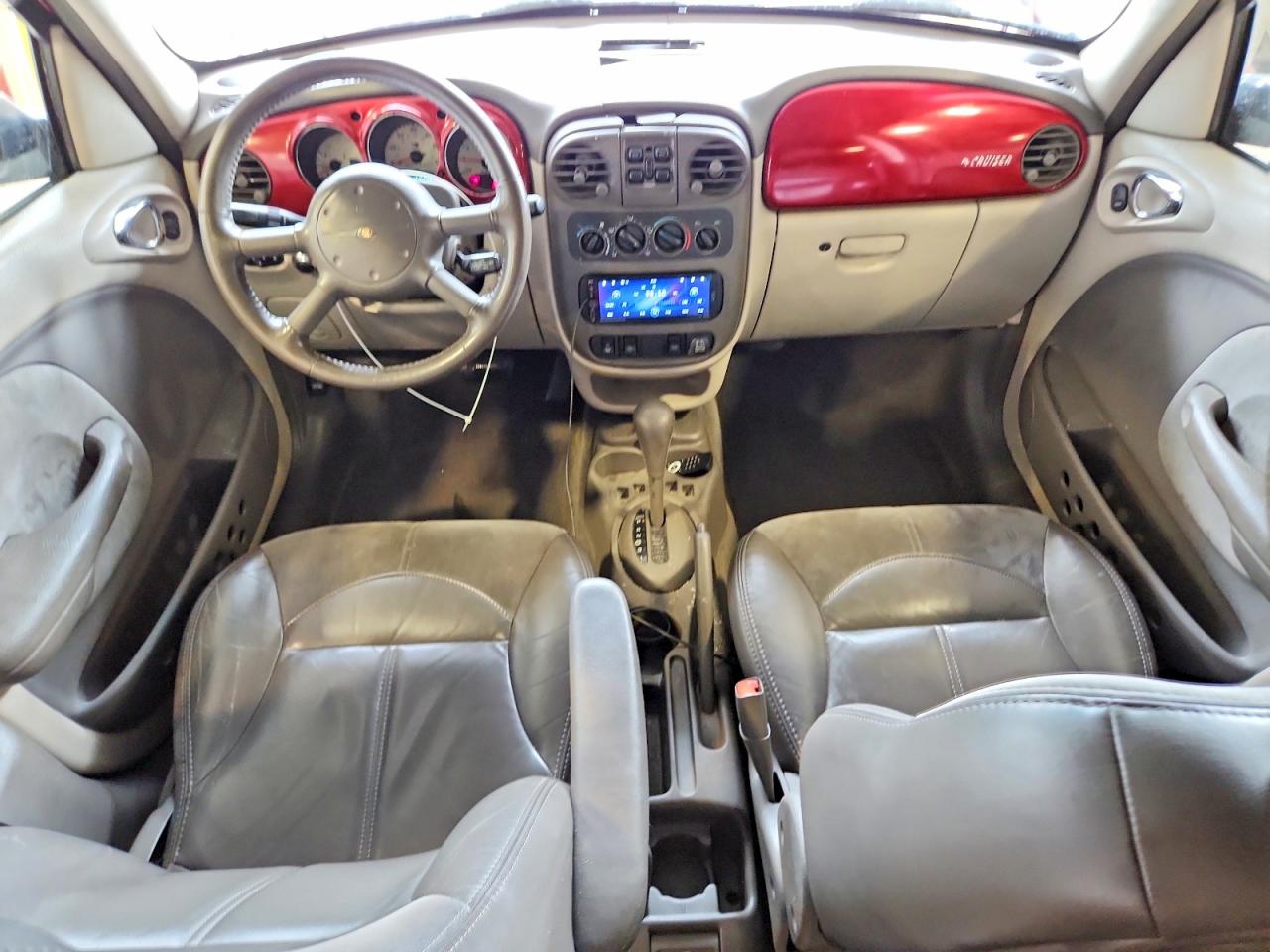 2001 Chrysler Pt Cruiser Red vin: 3C8FY4BBX1T666102