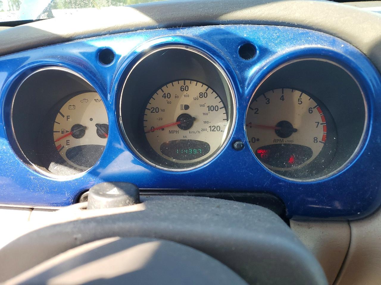 2003 Chrysler Pt Cruiser Touring Blue vin: 3C8FY58B03T550844