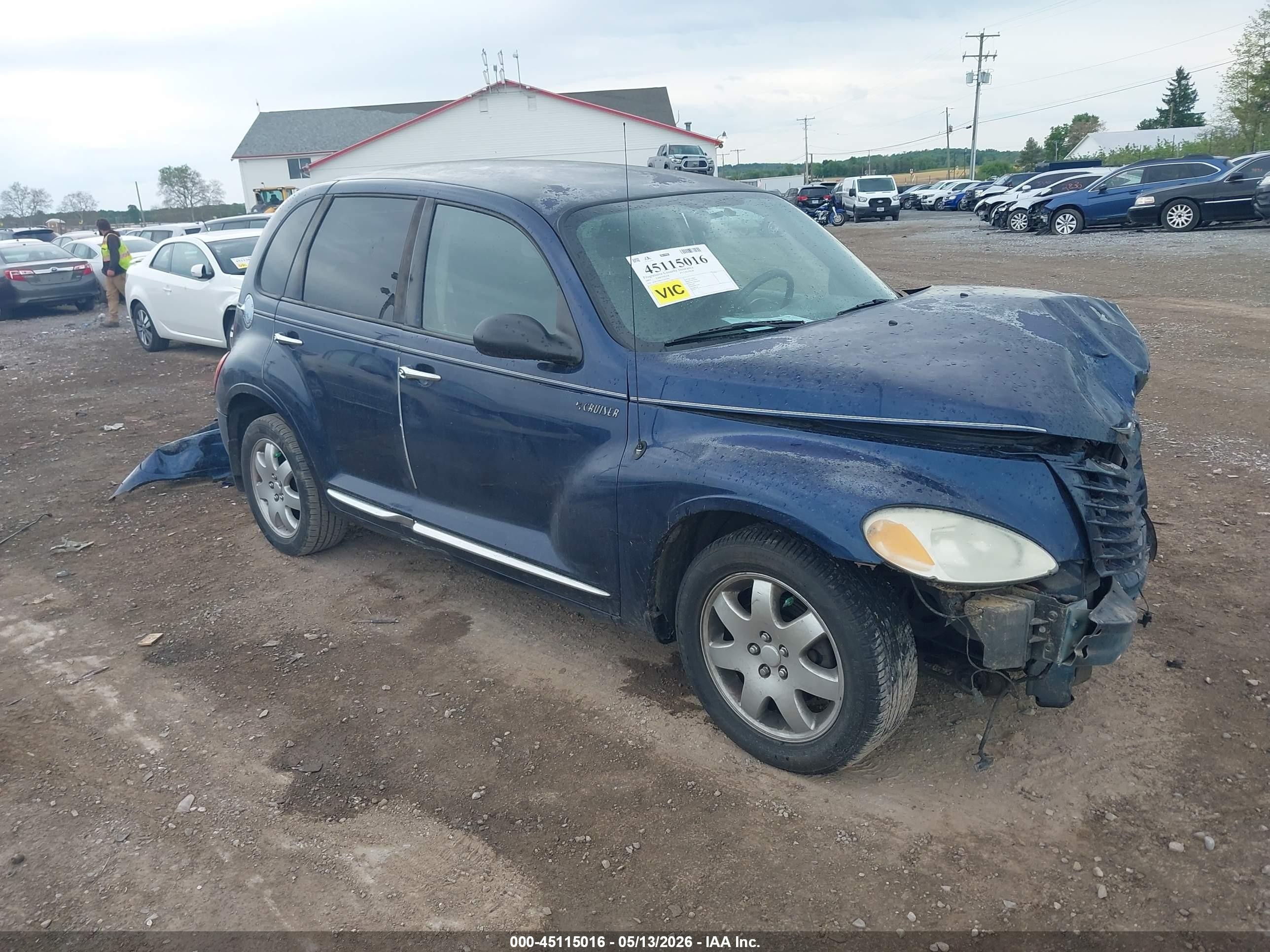 2003 Chrysler Pt Cruiser Touring Синий vin: 3C8FY58B23T503556