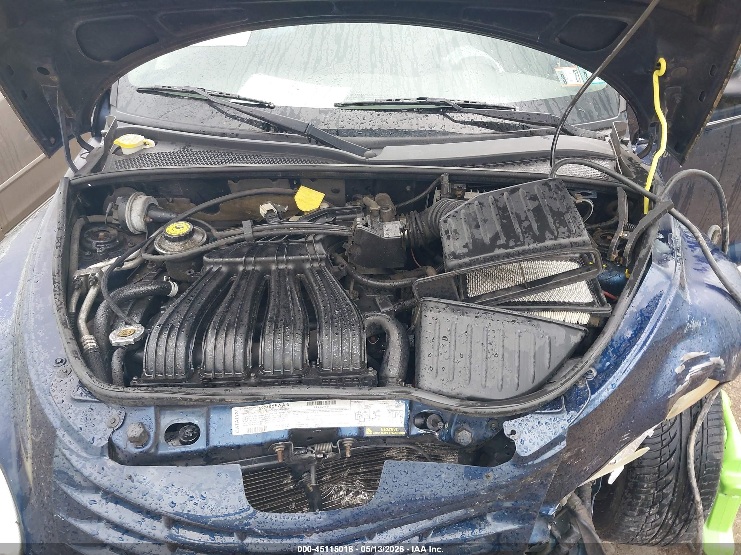 2003 Chrysler Pt Cruiser Touring Синий vin: 3C8FY58B23T503556