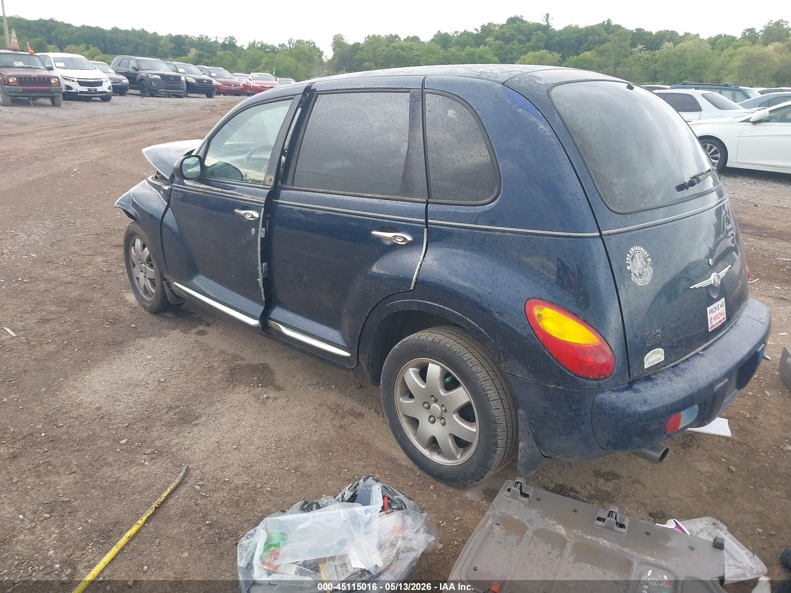 2003 Chrysler Pt Cruiser Touring Синий vin: 3C8FY58B23T503556