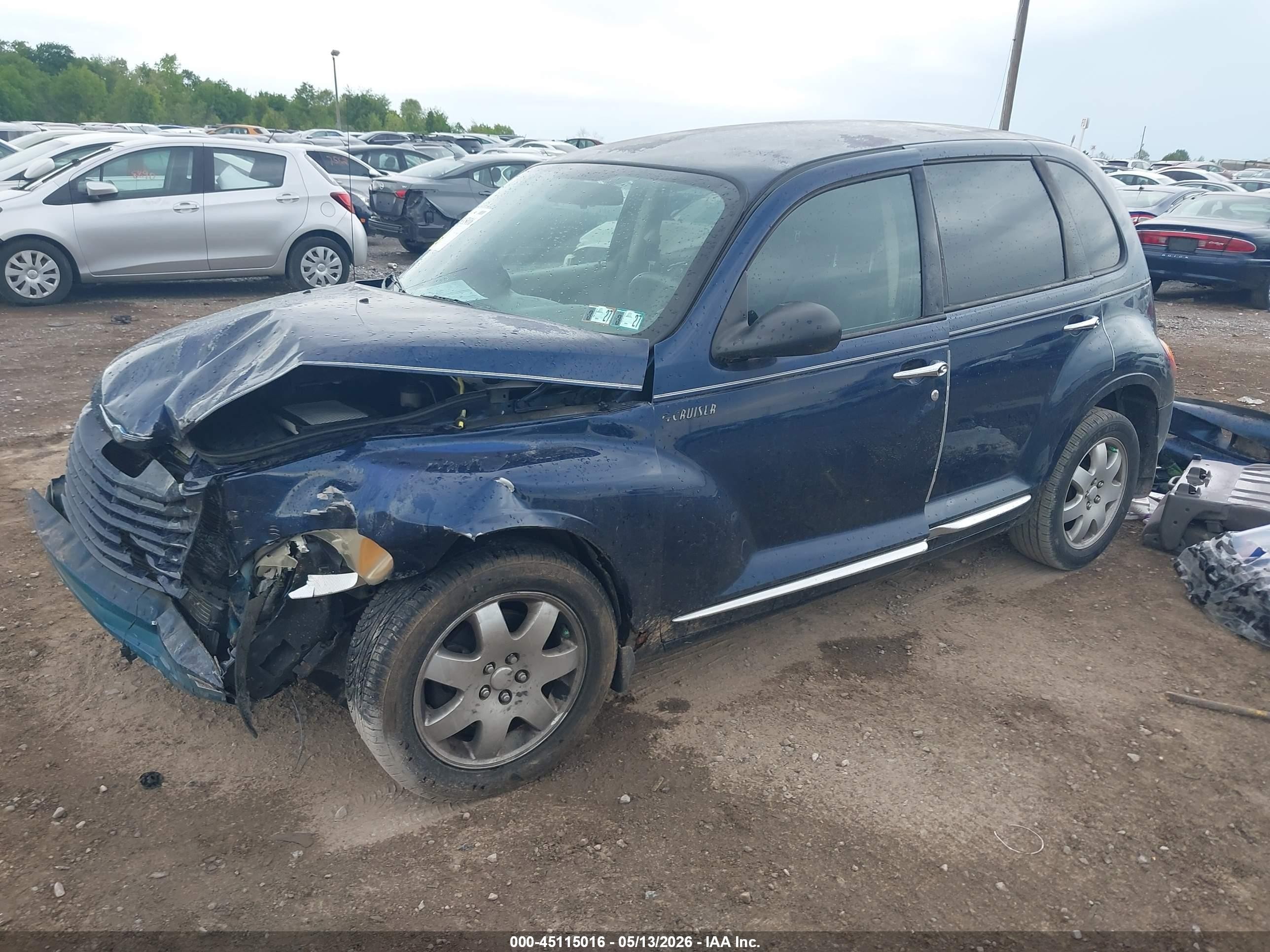 2003 Chrysler Pt Cruiser Touring Синий vin: 3C8FY58B23T503556