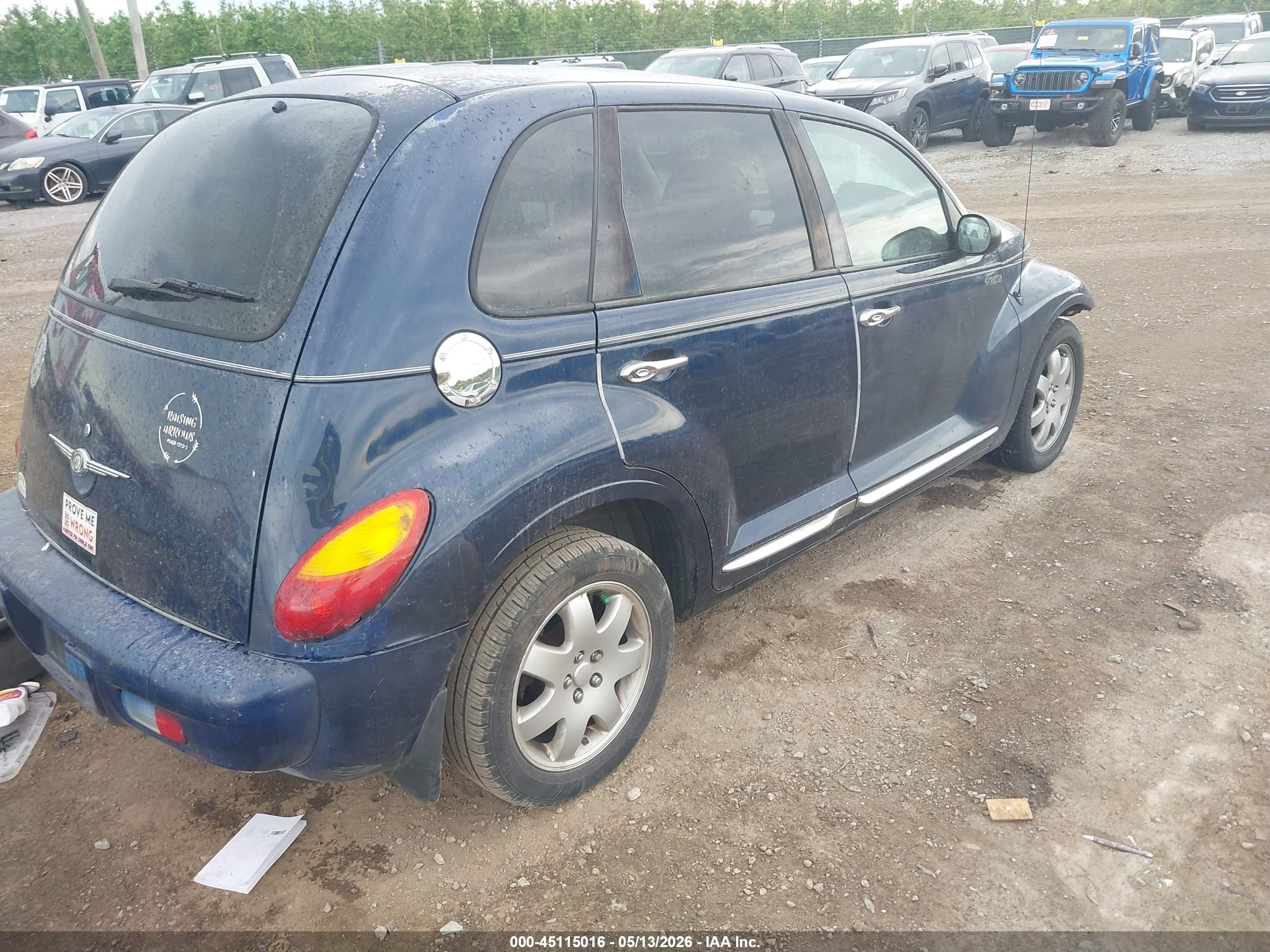 2003 Chrysler Pt Cruiser Touring Синий vin: 3C8FY58B23T503556