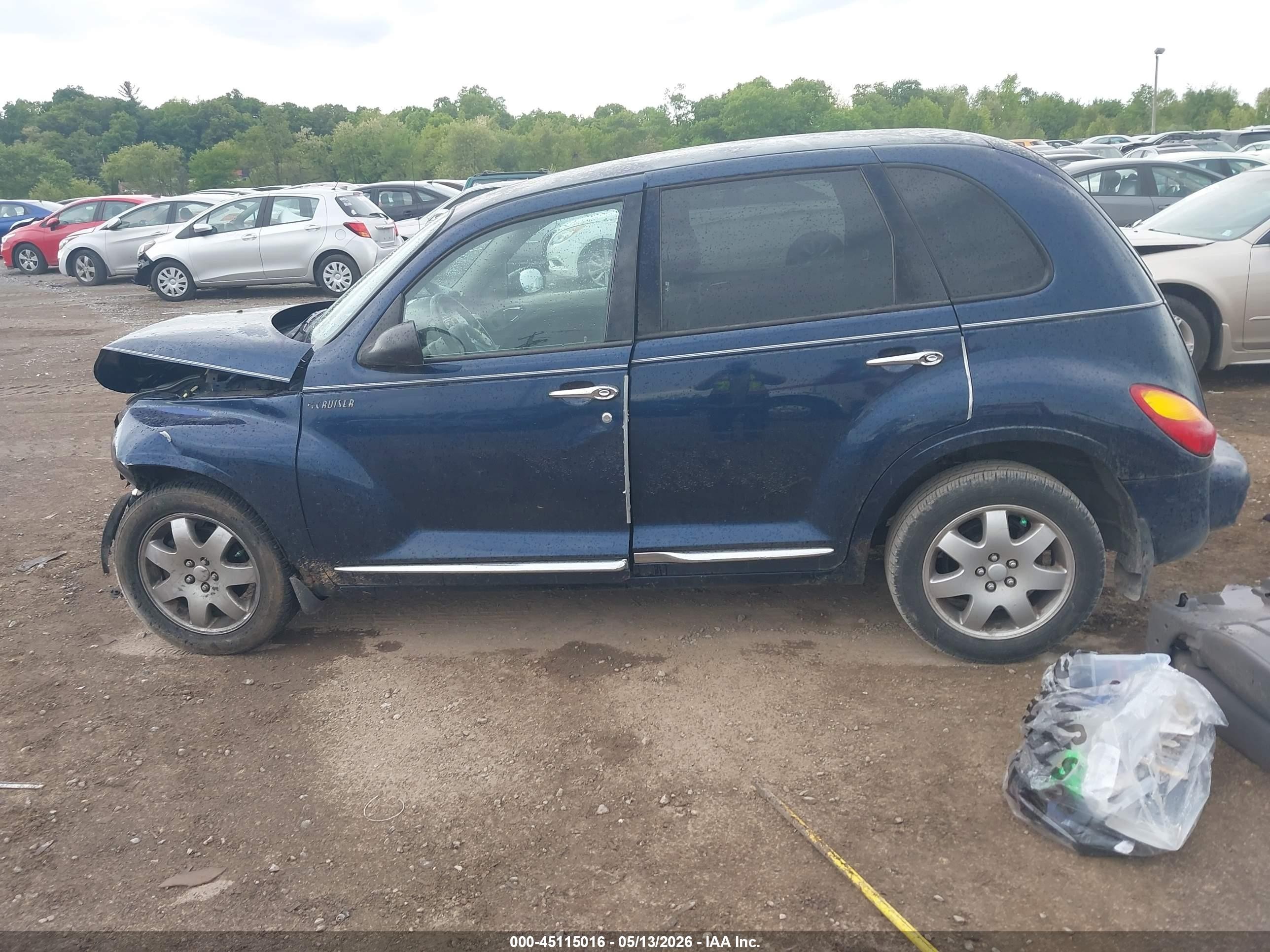 2003 Chrysler Pt Cruiser Touring Синий vin: 3C8FY58B23T503556