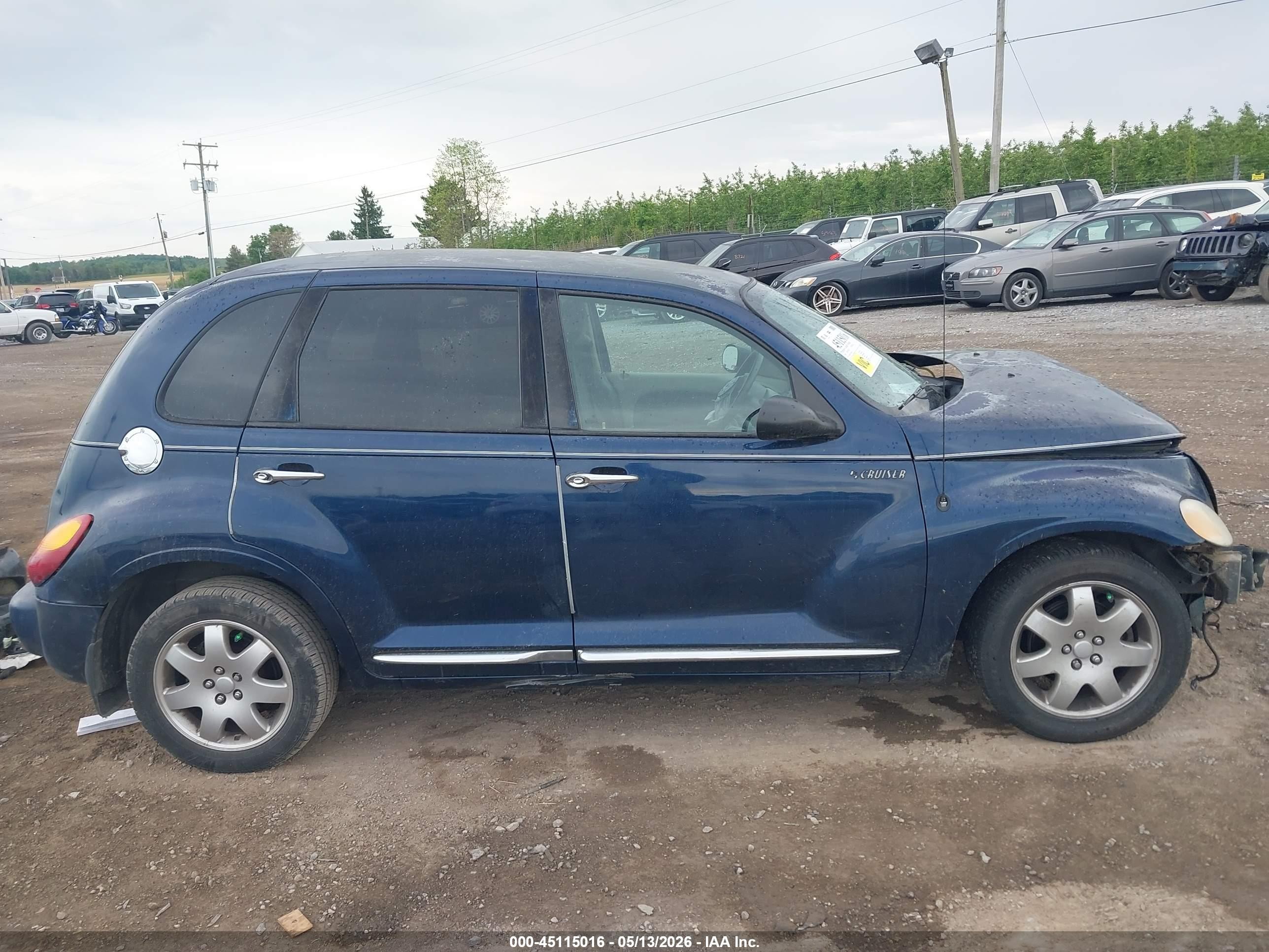 2003 Chrysler Pt Cruiser Touring Синий vin: 3C8FY58B23T503556